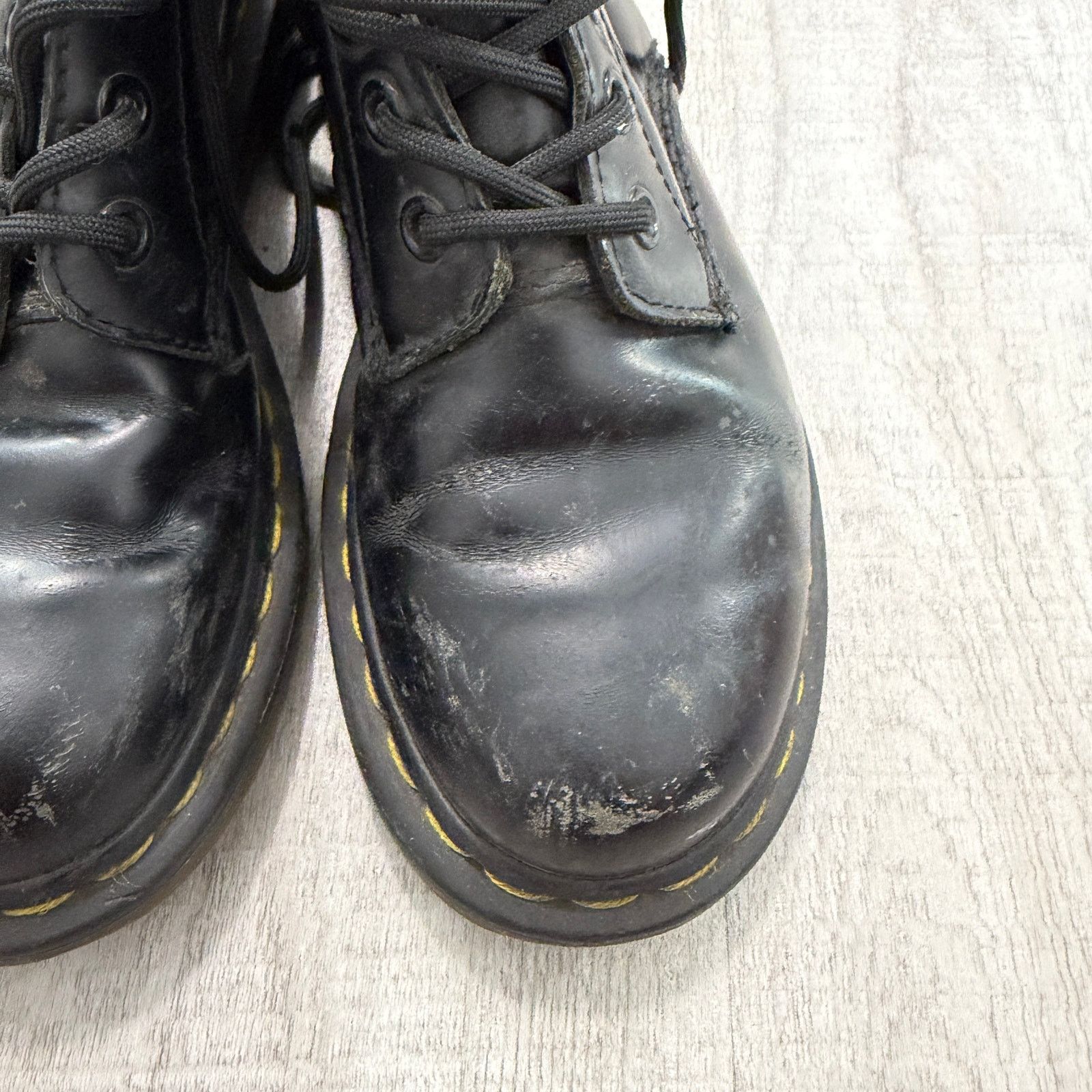 Dr. Martens Dr. Martens AirWair 8-Eye Combat Boots Women's 6 US Black Size US 6 / IT 36 - 4 Thumbnail
