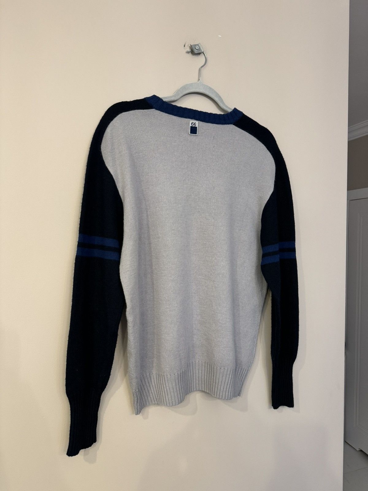 Sergio Tacchini Sergio Tacchini Wool vintage sweater 90s basic stylish item Size US L / EU 52-54 / 3 - 8 Thumbnail