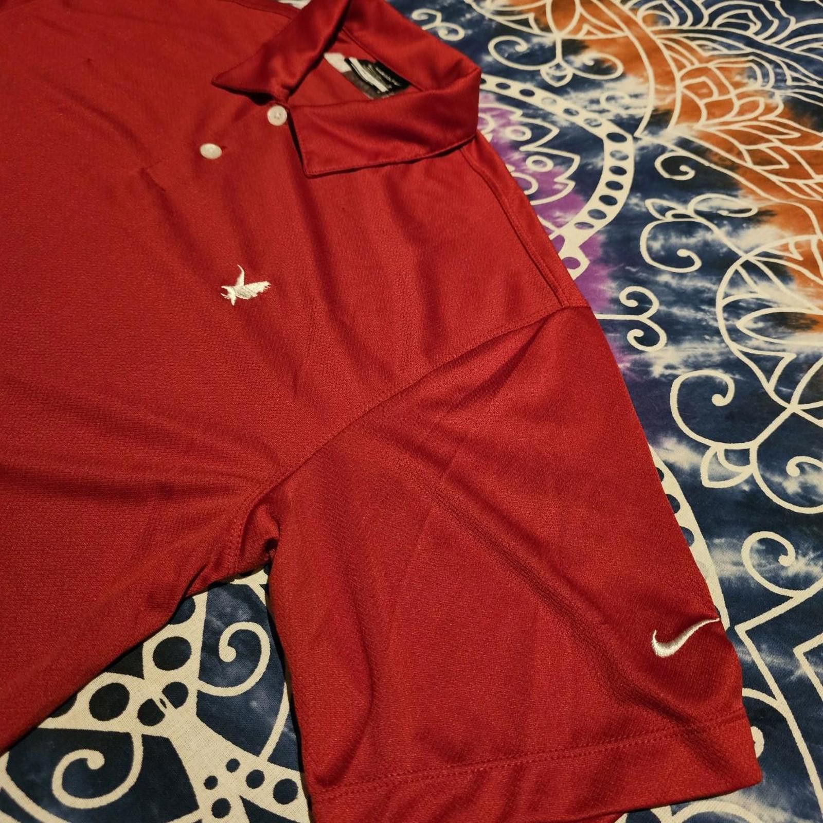 Nike Nike Men's White and Red Golf Polo-shirt Size US M / EU 48-50 / 2 - 6 Thumbnail
