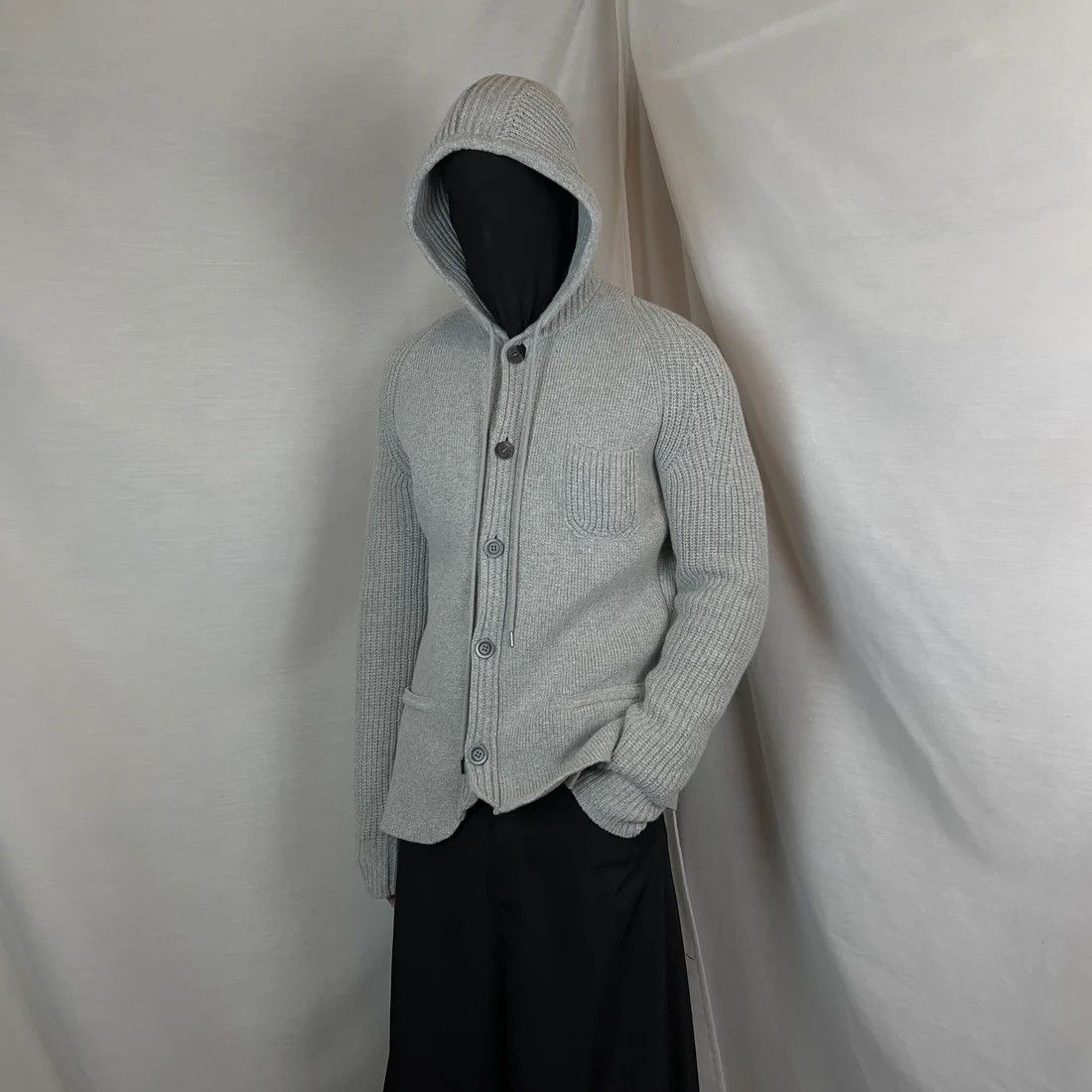 Dirk Bikkembergs Dirk Bikkembergs Hooded Knit Cardigan Size US S / EU 44-46 / 1 - 2 Thumbnail