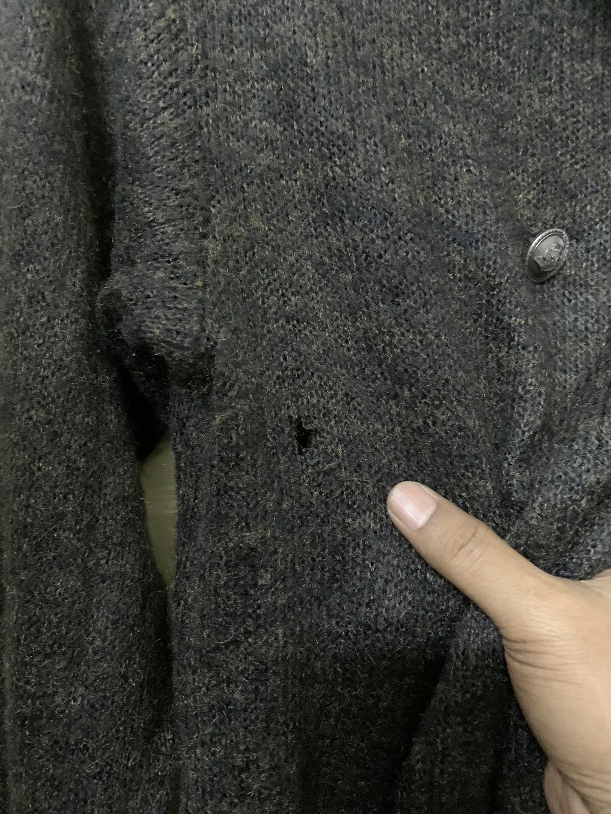 Tornado Mart 💥Vtg Japanese Fashion Designer Algonquin Knitwear Cardigan Size S / US 4 / IT 40 - 5 Thumbnail