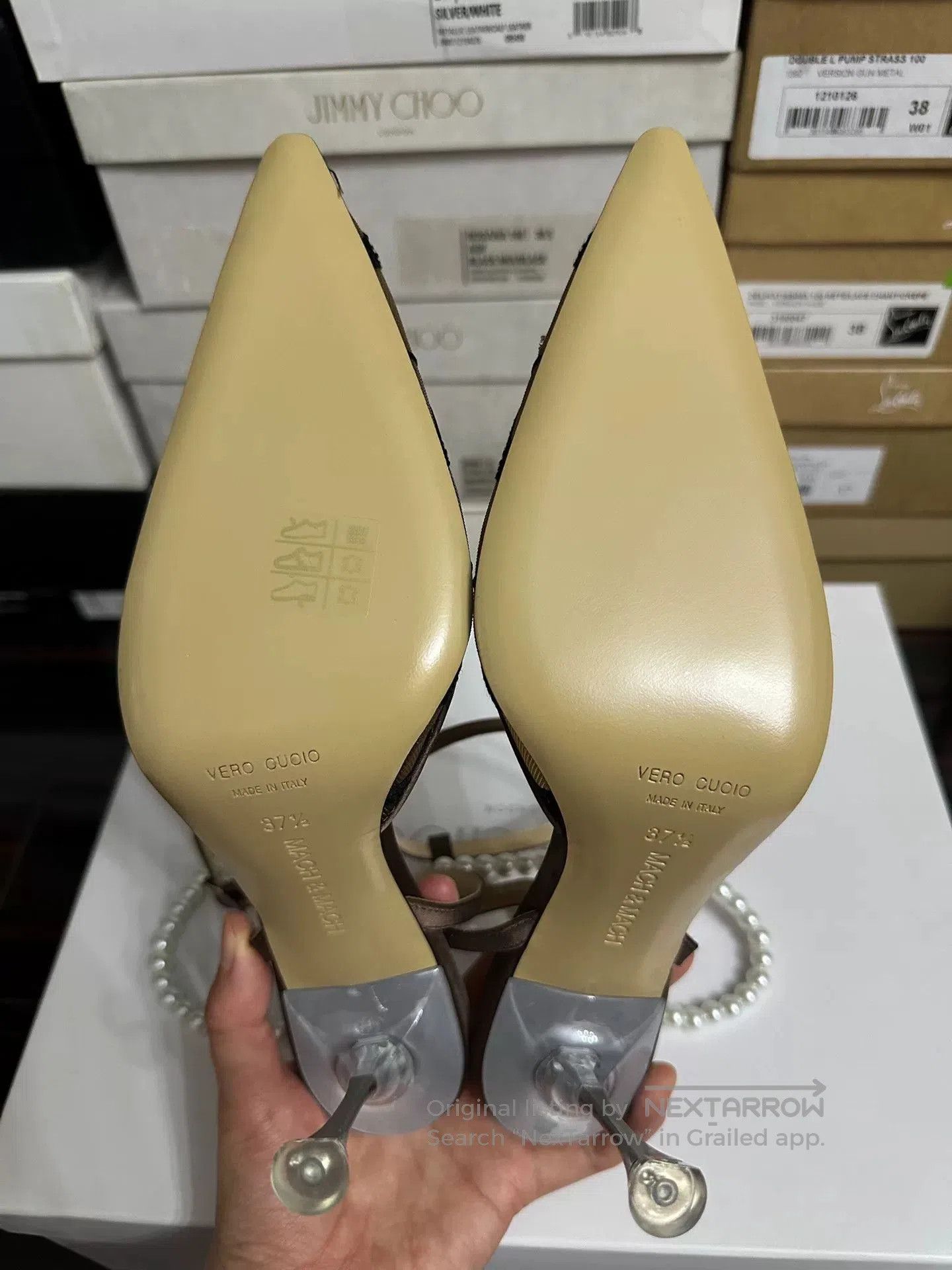 MACH & MACH MACH&MACH Bow High Heels. Size US 6.5 / IT 36.5 - 7 Thumbnail