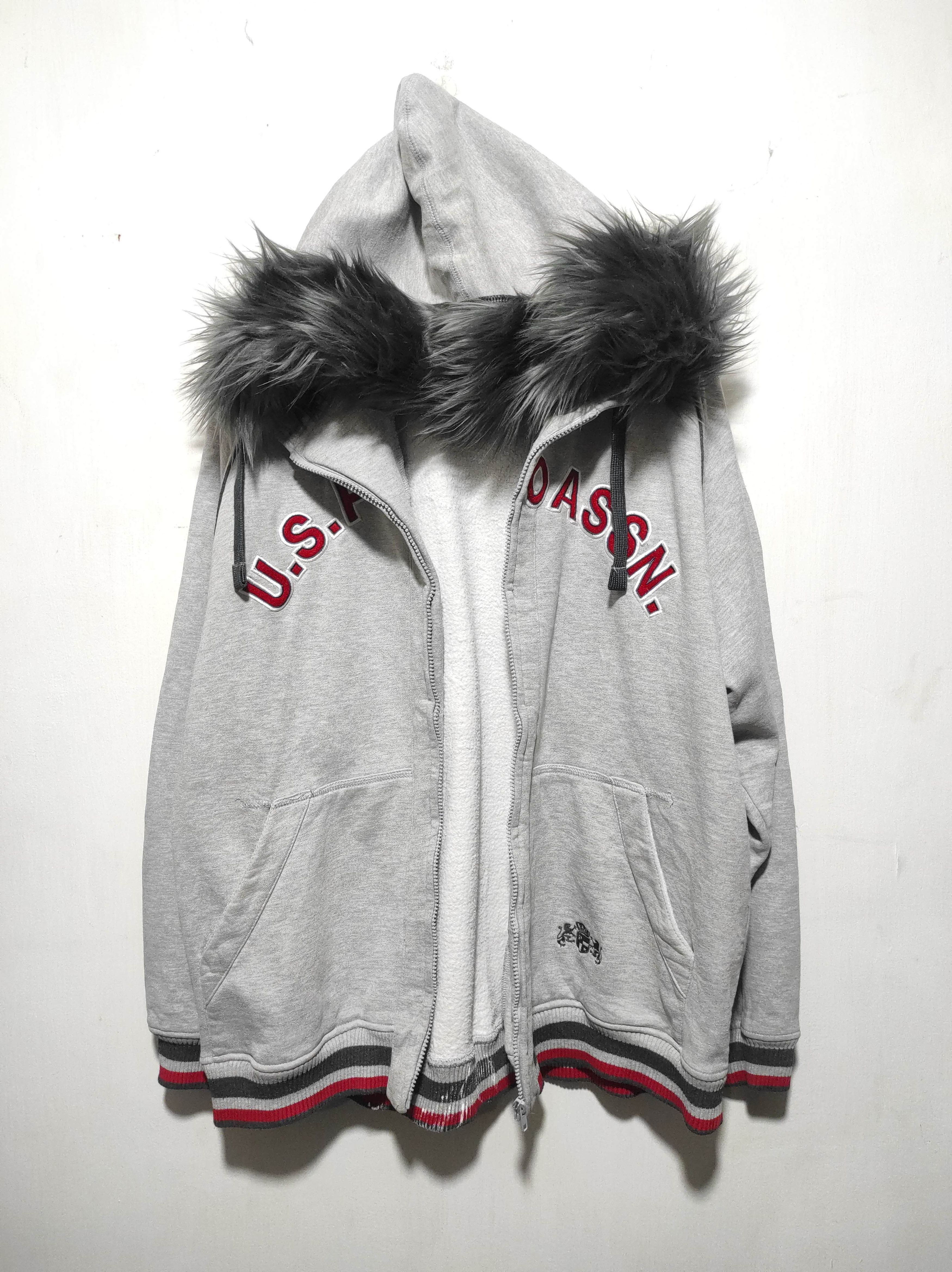Le Grande Bleu (L.G.B.) U.S. Polo Assn. Zipper Fur Hoodie LGB style Size US L / EU 52-54 / 3 - 15 Thumbnail