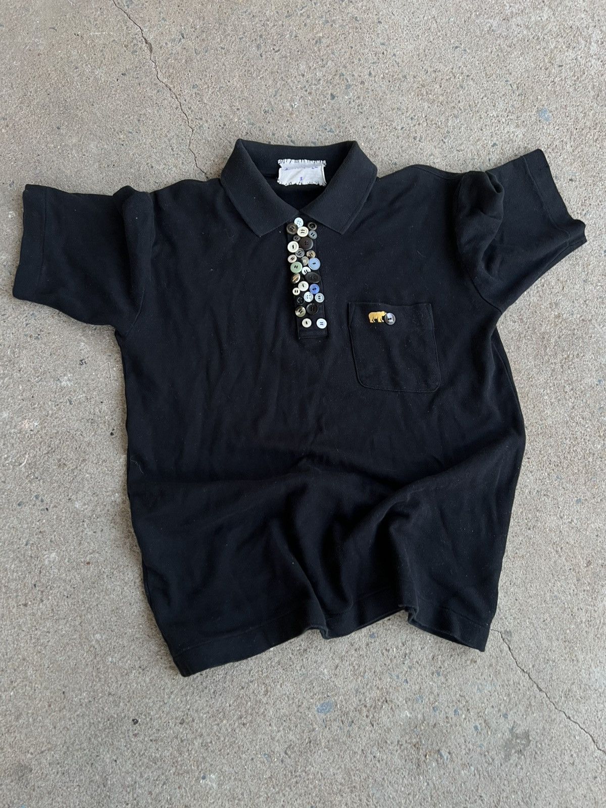 Vintage DARKPULL Many Buttons Polo tee Size US M / EU 48-50 / 2 - 1 Thumbnail