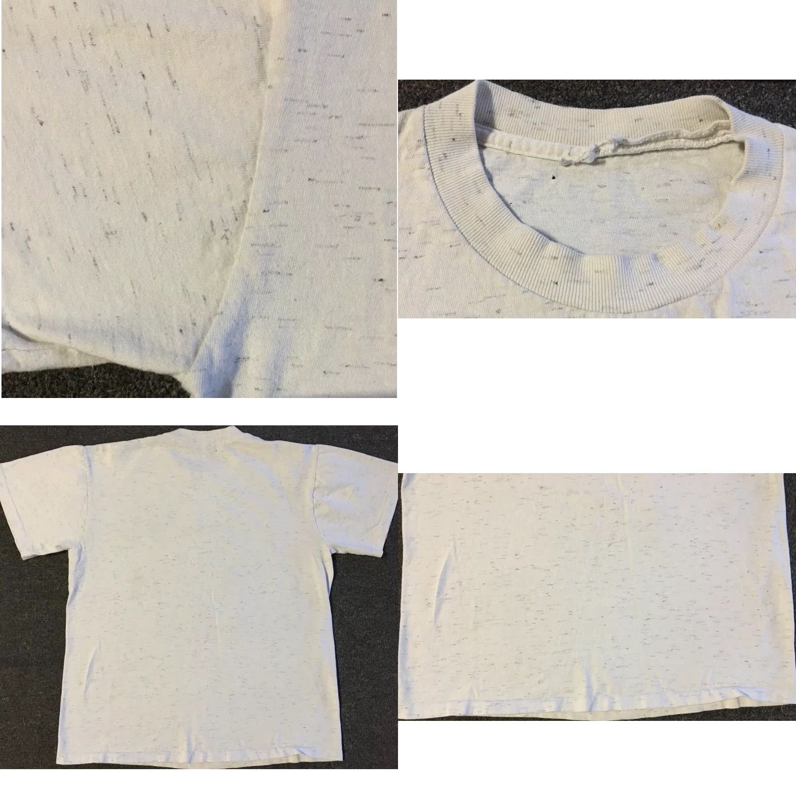Vintage Vtg Elvis Presley 80s Faded Shirt S Country Rock Tour Grunge Western Music Band Concert USA Single Stitch Mens T-Shirt White Striped Pattern Size S Size US S / EU 44-46 / 1 - 8 Thumbnail