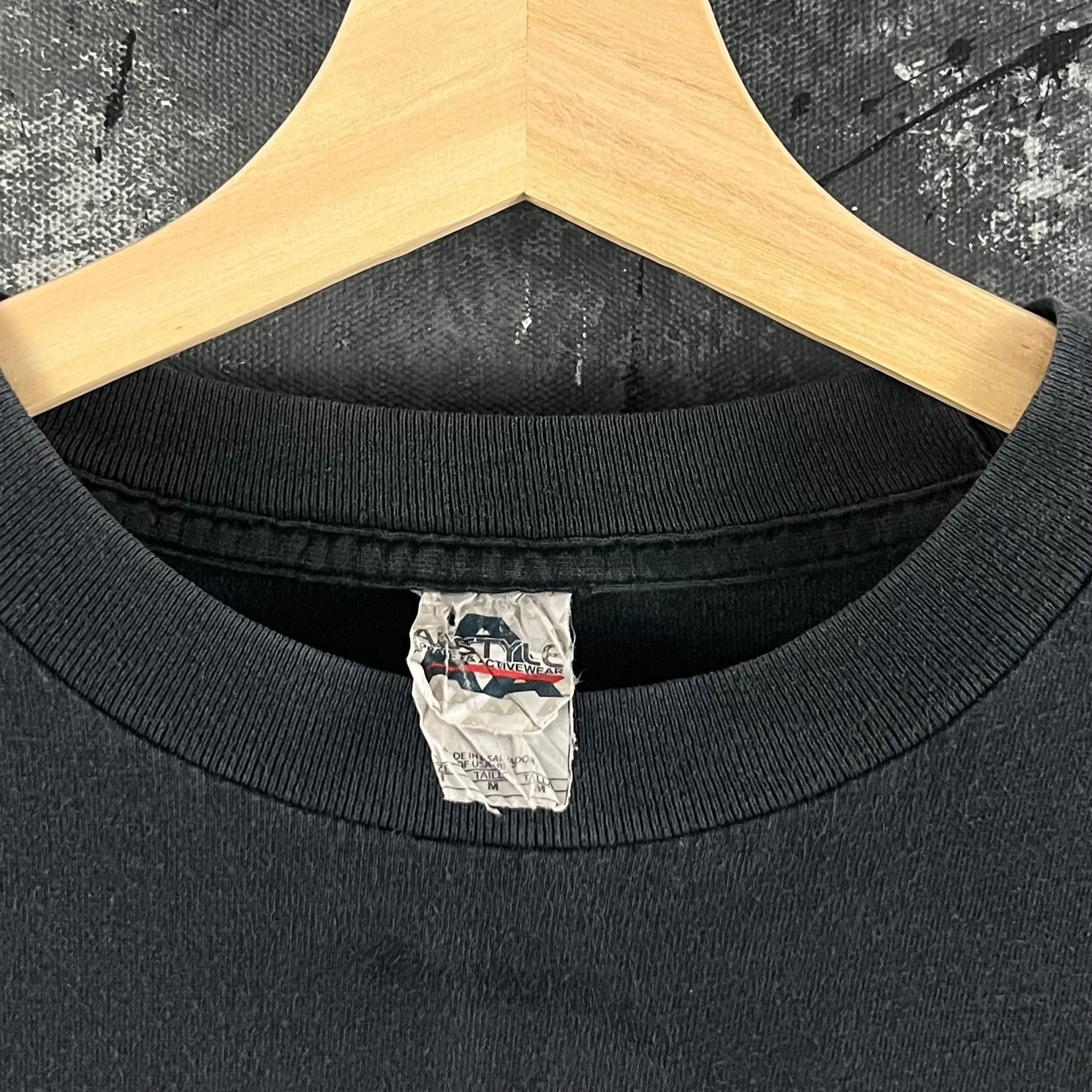Vintage Vintage Y2K Rockstar script shirt Size US L / EU 52-54 / 3 - 3 Thumbnail