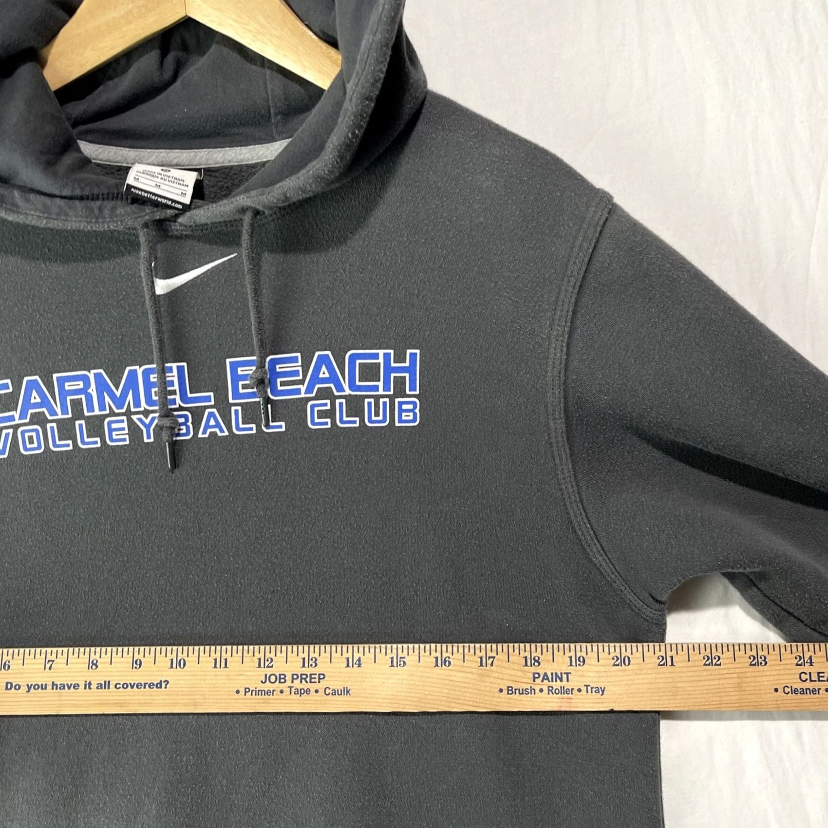 Nike Nike Nike Sportswear Hoodie Mens Medium Gray Carmel Beach Volleyball Club Center Swoosh Retro Sports Beach 90s Mens Size US M / EU 48-50 / 2 - 6 Thumbnail