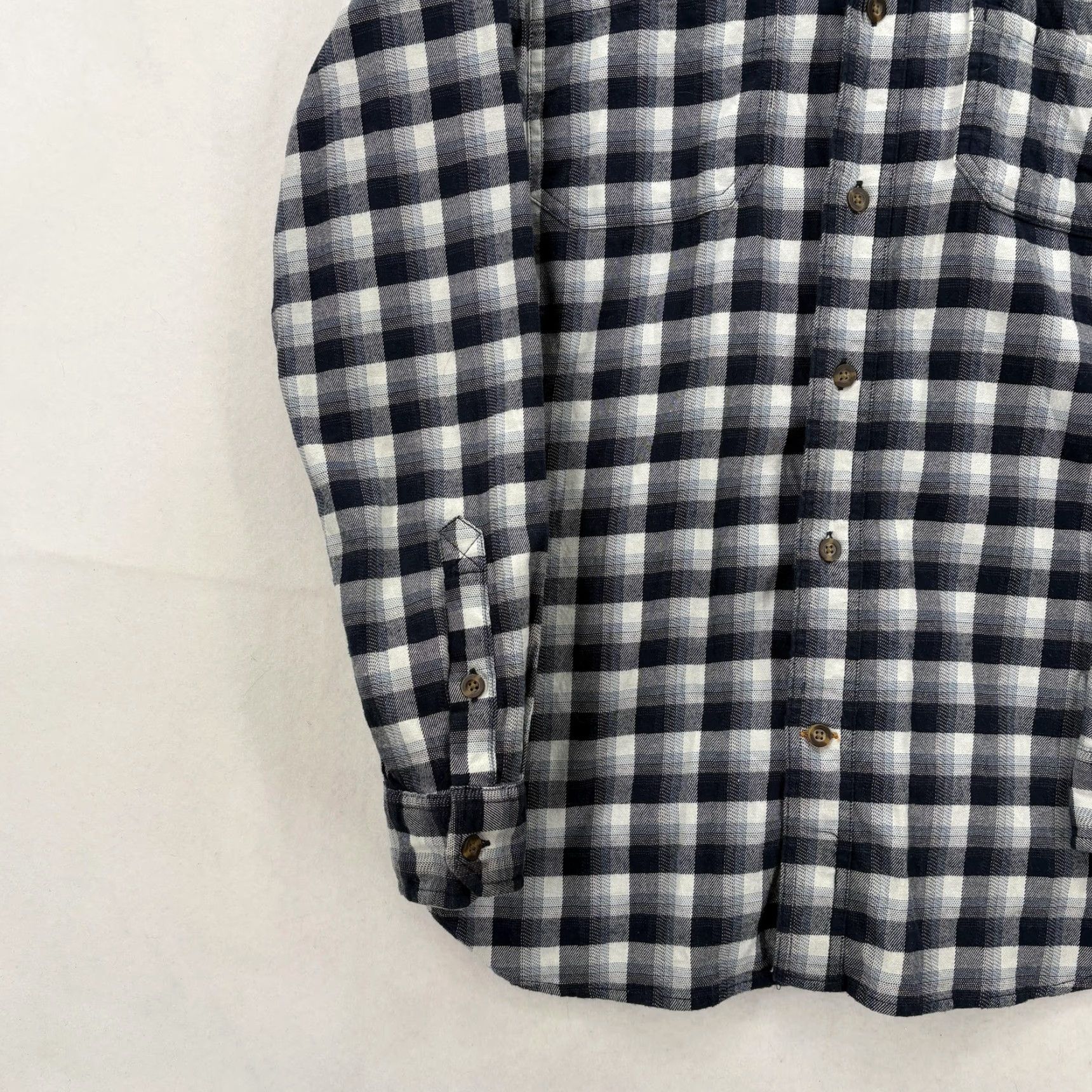 Carhartt Carhartt Flannel Shirt Mens M Blue Plaid Relaxed Fit Button Front Workwear Shirt Size US M / EU 48-50 / 2 - 3 Thumbnail