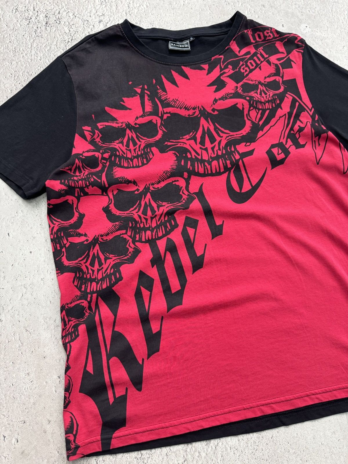 Affliction × Tapout × Vintage Crazy Vintage Y2K Affliction Style Tapout MMA Elite T Shirt Size US L / EU 52-54 / 3 - 3 Thumbnail