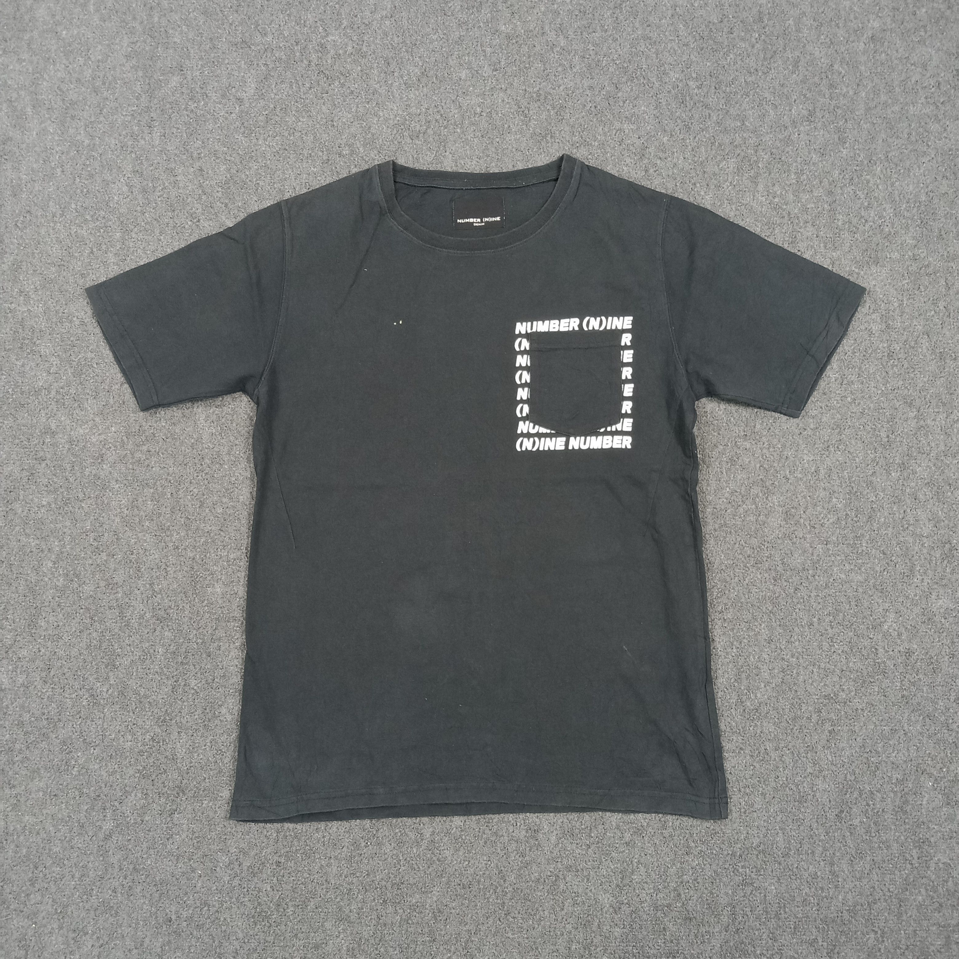 Number (N)ine Number Nine Denim Japanese Streetwear Tshirt C285N24 Size US M / EU 48-50 / 2 - 1 Thumbnail