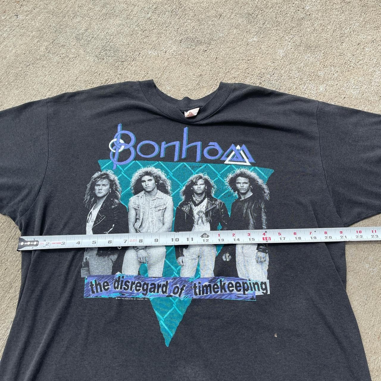 Vintage Vintage 80s Bongham the disregard of timekeeping concert tee Size US XL / EU 56 / 4 - 4 Thumbnail