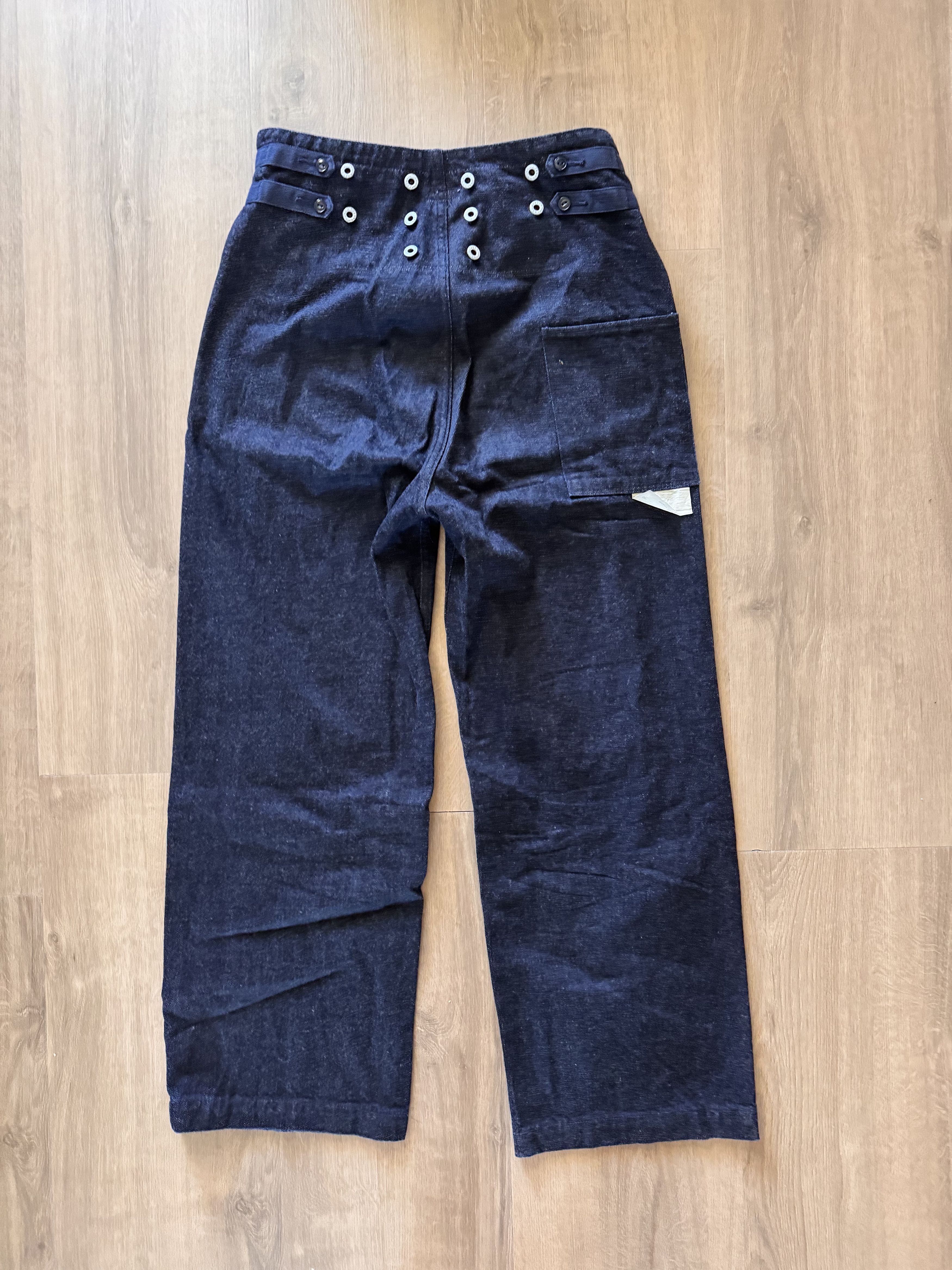 Kapital Kapital 12OZ DENIM 7-STARS SUSPENDER PANTS Size US 30 / EU 46 - 4 Thumbnail