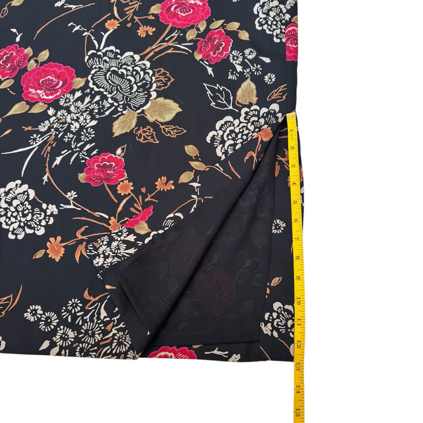 Pendleton PENDLETON Dark Floral Lined Maxi Skirt Size 20W Plus Size 42" / US 20 - 8 Thumbnail