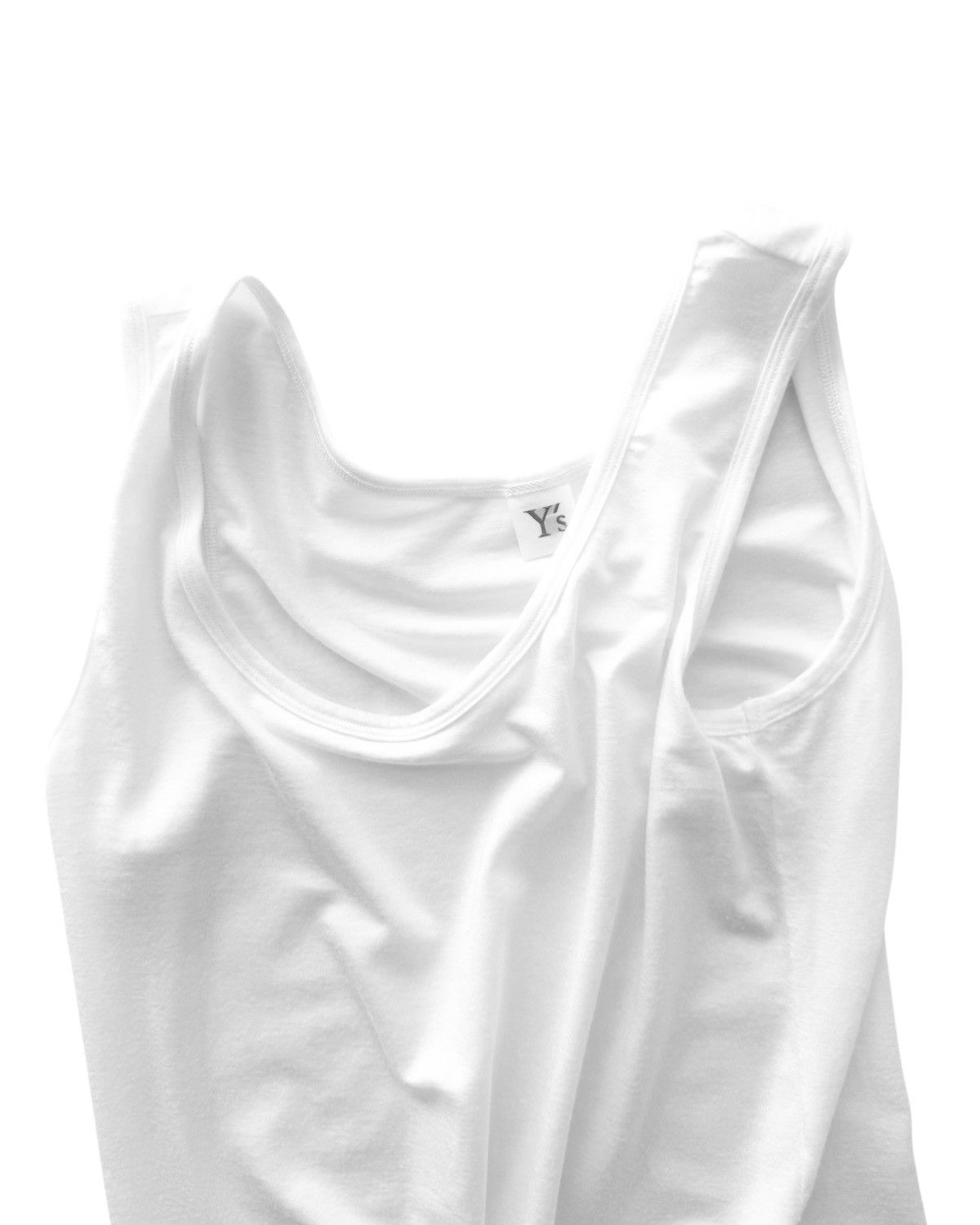 Y's YOHJI YAMAMOTO WHITE TANK-TOP SHIRT Size M / US 6-8 / IT 42-44 - 10 Thumbnail