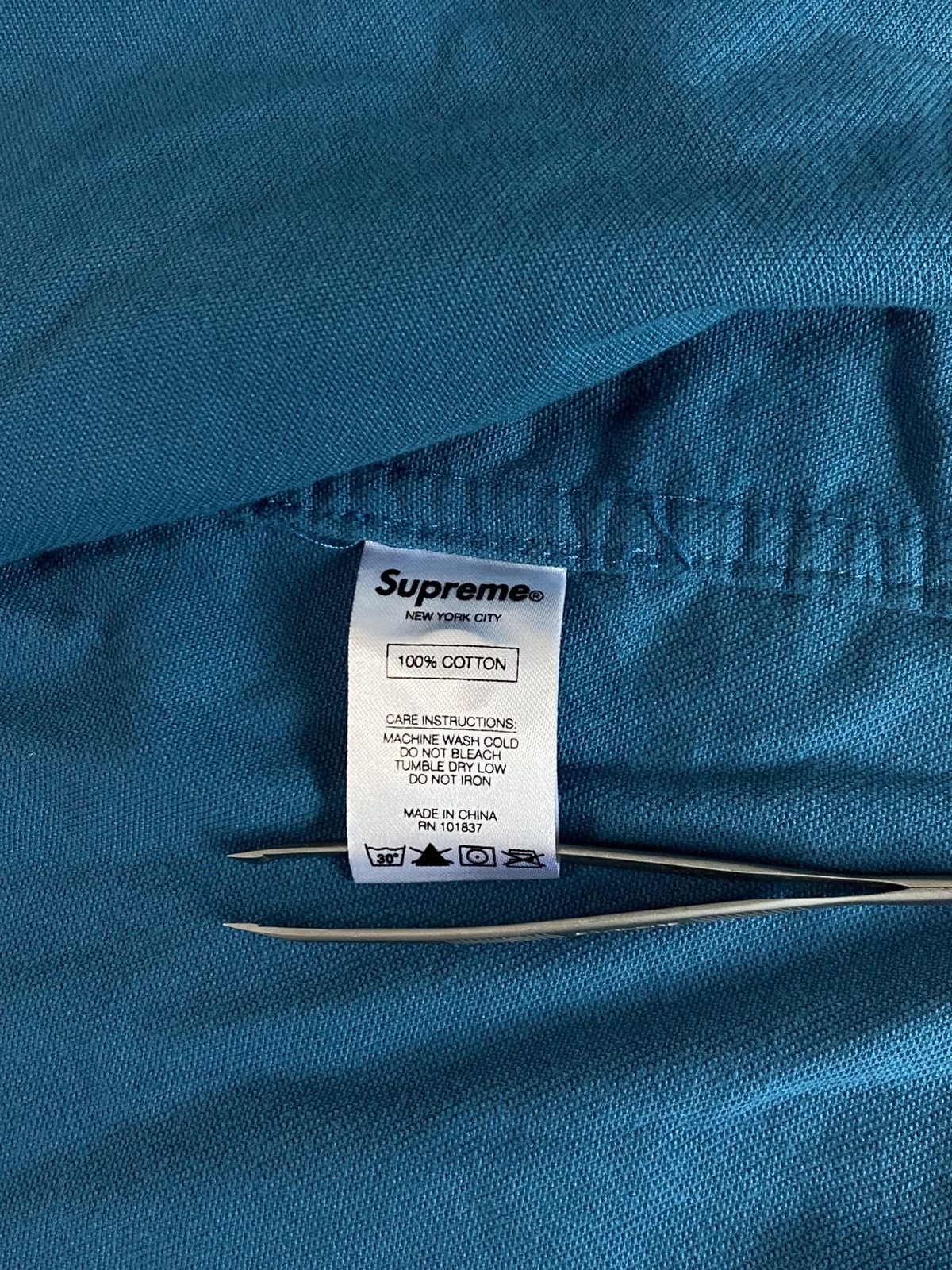 Supreme 🔥SUPREME VELVET ZIP-UP OVERSHIRT Size US M / EU 48-50 / 2 - 6 Thumbnail