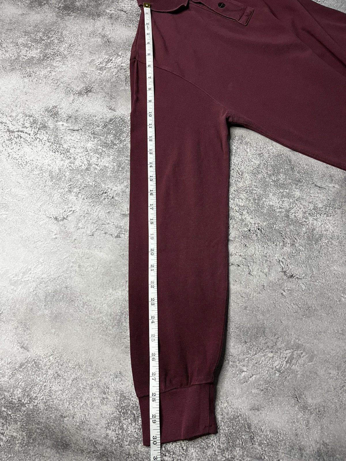Stone Island Stone Island Long Sleeve Polo Patch Program Burgundy Men’s S Size US S / EU 44-46 / 1 - 20 Thumbnail