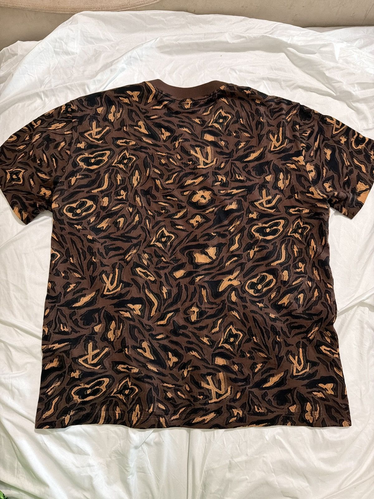Louis Vuitton Louis Vuitton Jacquard T-Shirt Size US XL / EU 56 / 4 - 8 Thumbnail