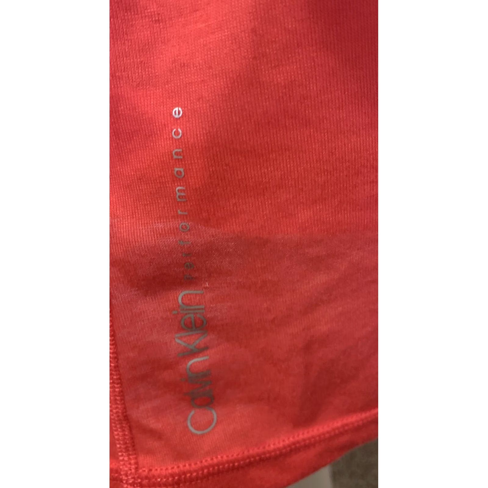 Calvin Klein CALVIN KLEIN WOMEN'S TOP Pink Open Back Short Sleeve Size-L Knit Back Detail Casual Regular Fit Women Size L / US 10 / IT 46 - 3 Thumbnail