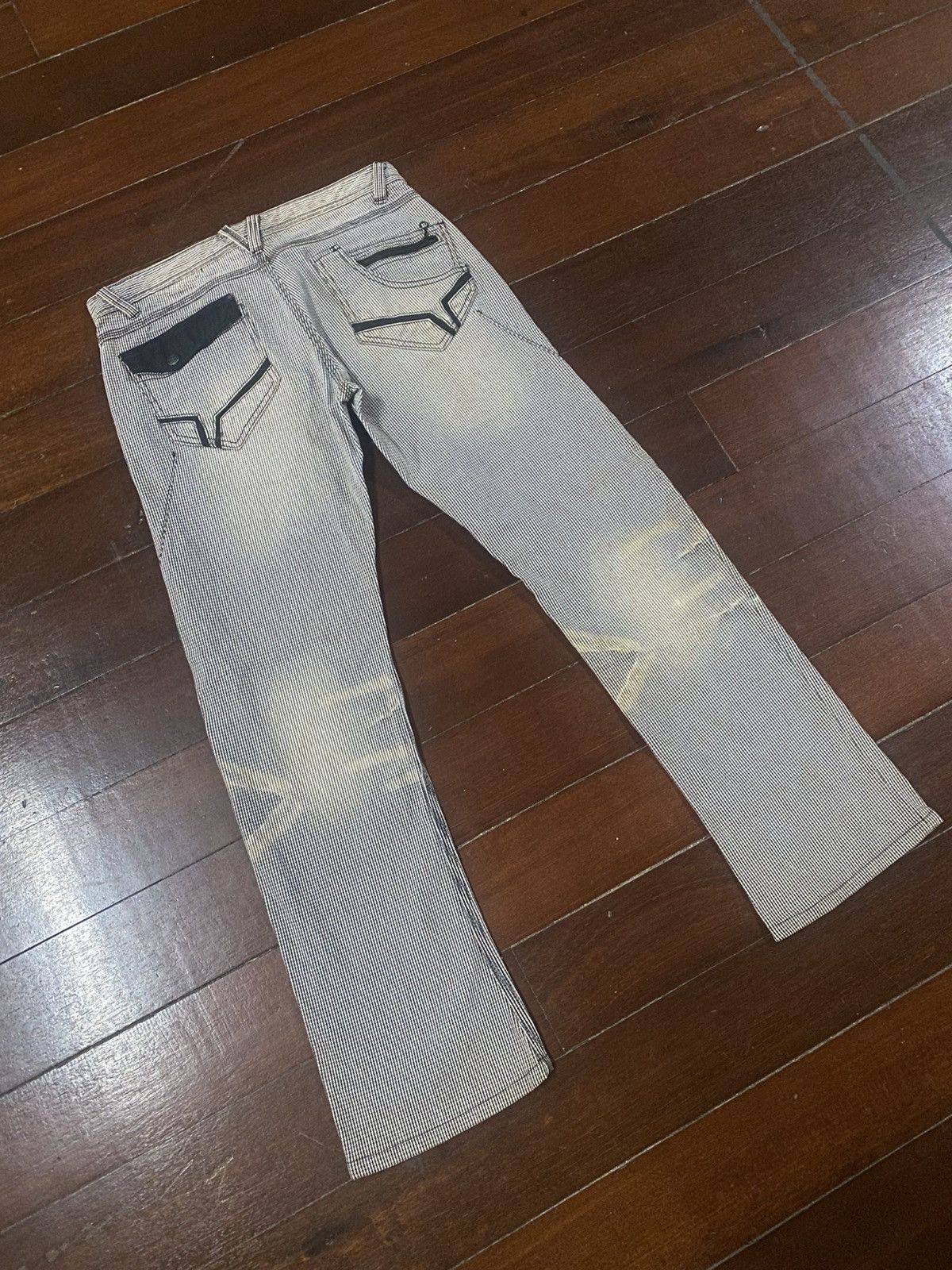 If Six Was Nine 💥rare💥 Hideways Nicole Washed flare Denim Jeans nice feded Size US 35 - 8 Thumbnail