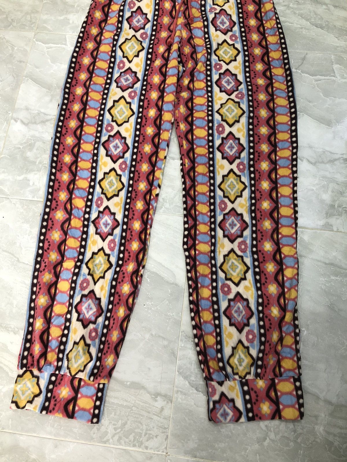 Japanese Brand Y2K AS Corporation Japan Fleece Lounge Pants Size 30" / US 8 / IT 44 - 3 Thumbnail