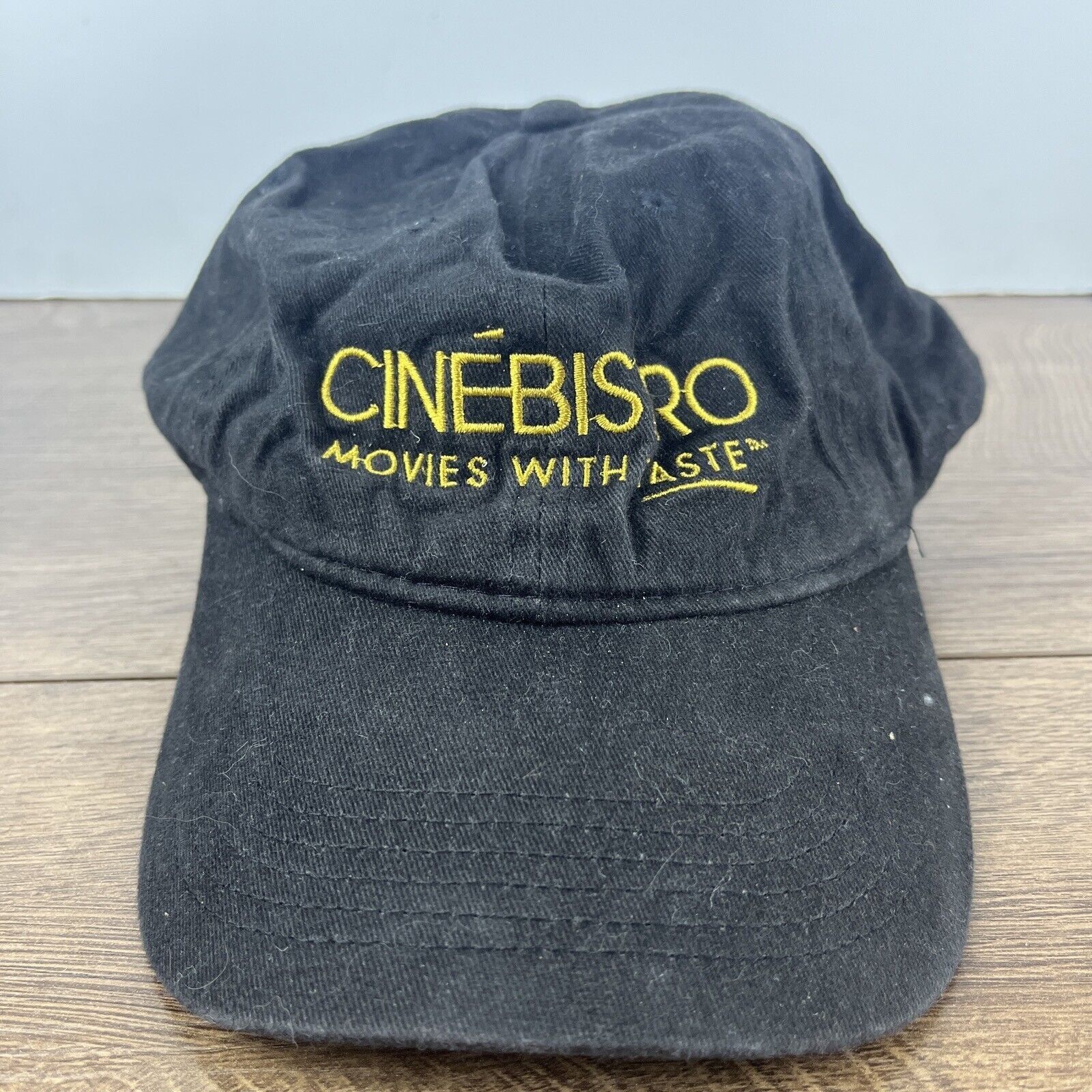 Other Cinebistro Black Hat Adjustable Adult Size Black Hat Cap Size ONE SIZE - 3 Thumbnail