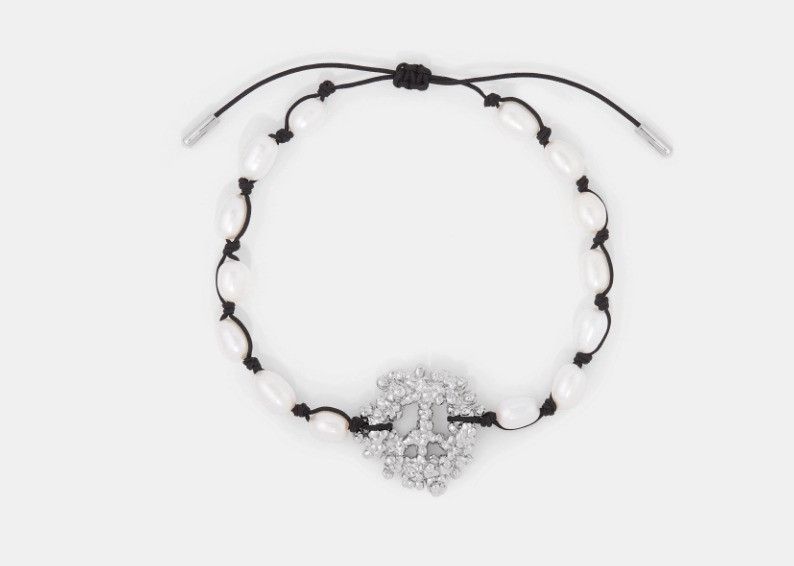 Dior o1w1db11124 Size: OS / Tears Bracelet in Black & Silver Size ONE SIZE - 1 Thumbnail