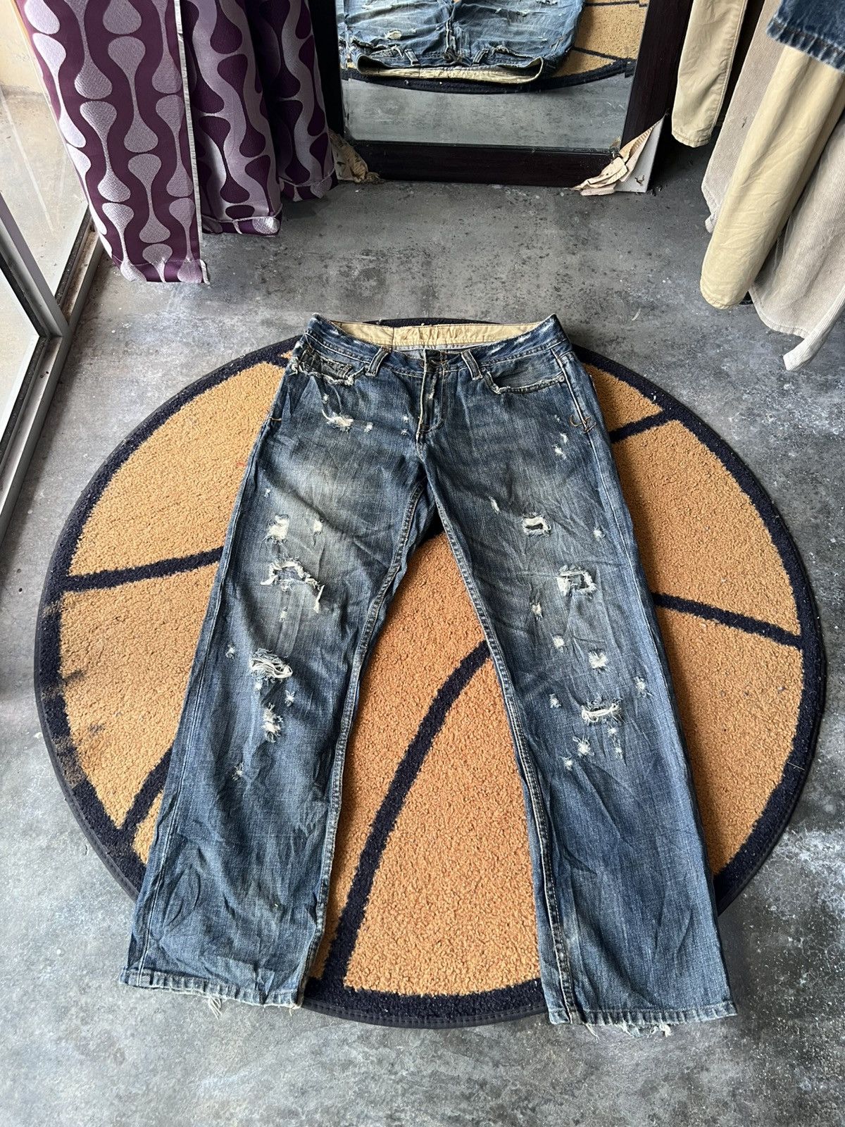Z Brand 🔥Vintage Z Brand Distressed Denim Size US 31 - 1 Thumbnail