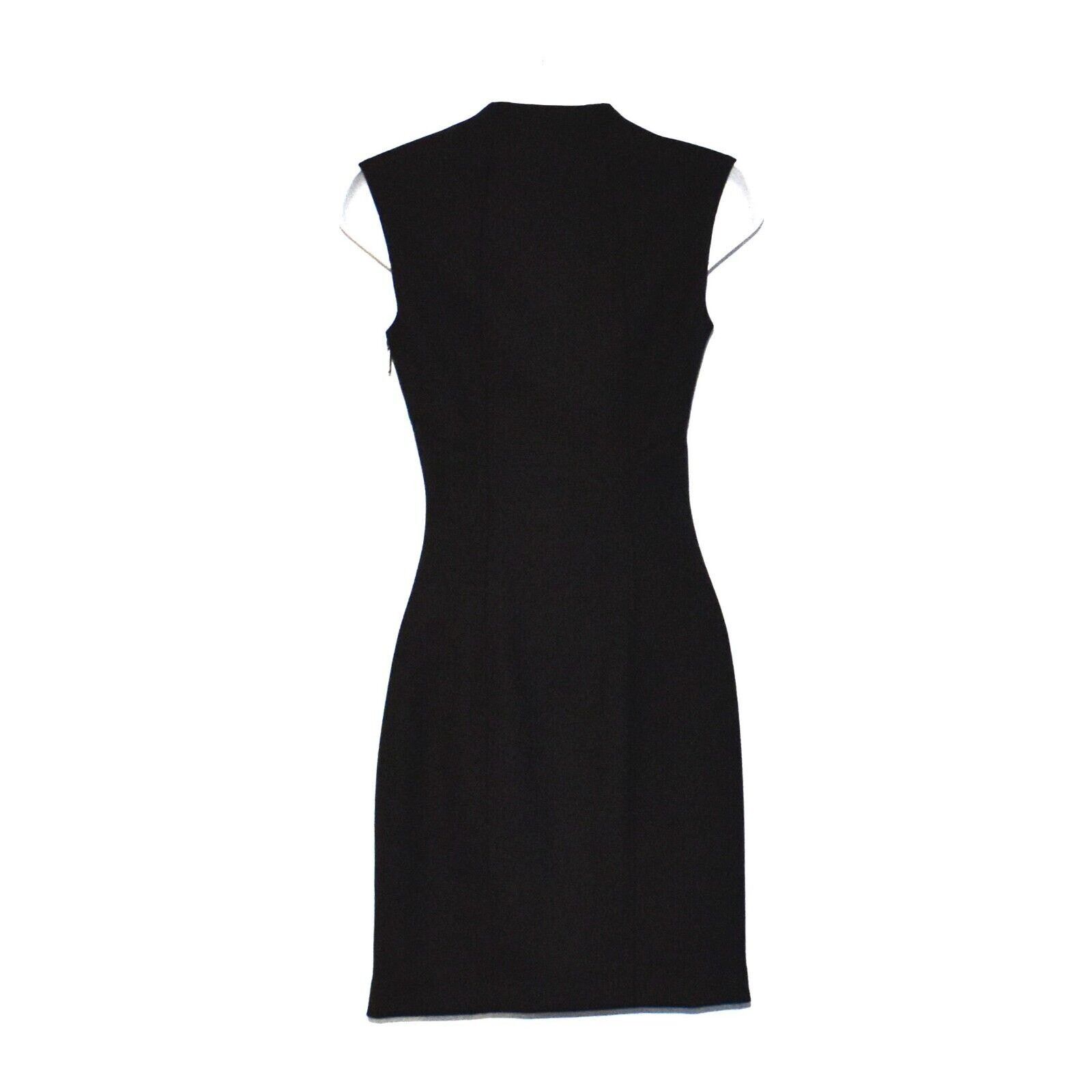 Helmut Lang C0 NWT HELMUT LANG Black Wrap Moto Stretch Dress Size P $345 Size XS / US 0-2 / IT 36-38 - 4 Thumbnail