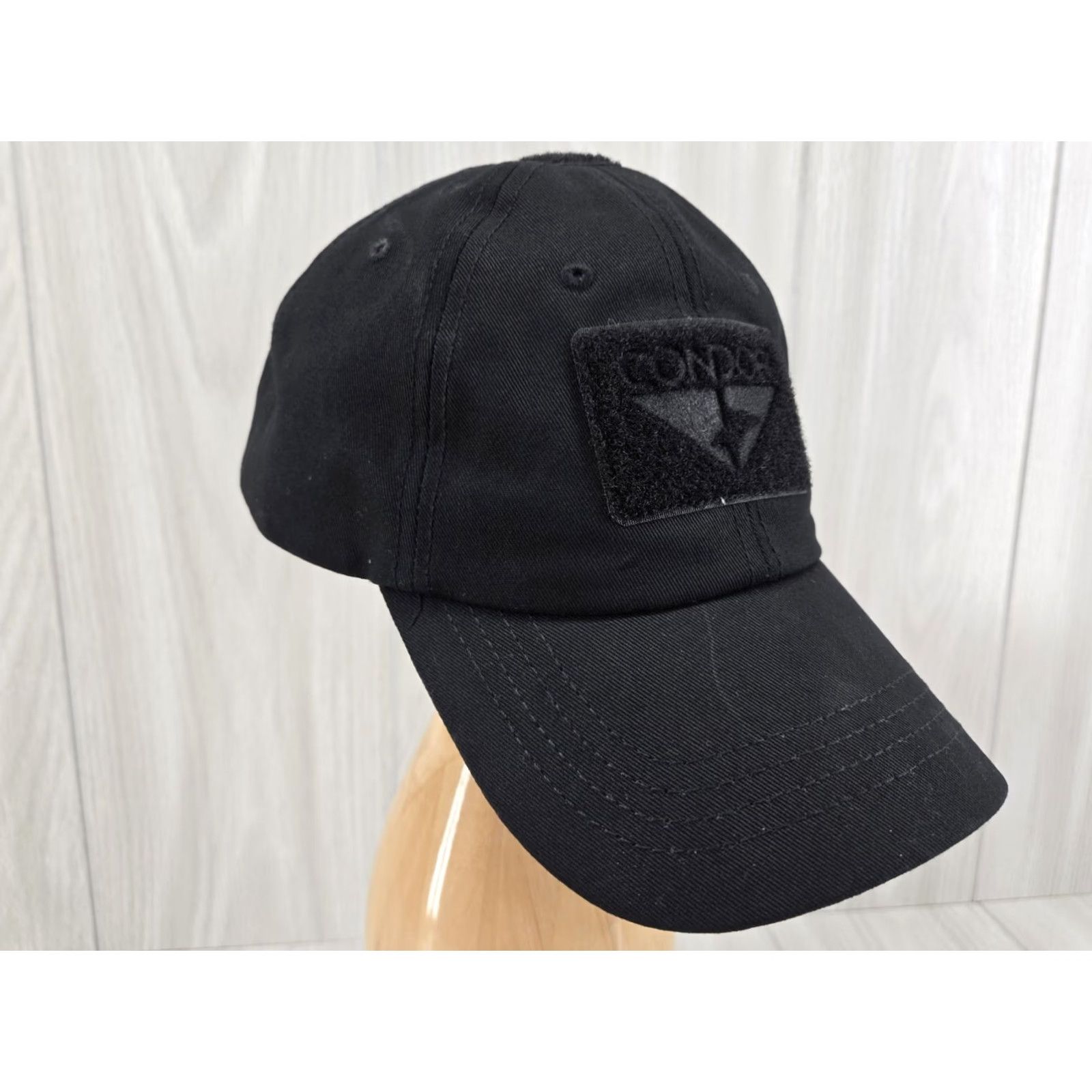 Vintage Condor Cap Adult Black Adjustable Breathable Tactical Patch Mens Hat Baseball Cap Size ONE SIZE - 4 Thumbnail