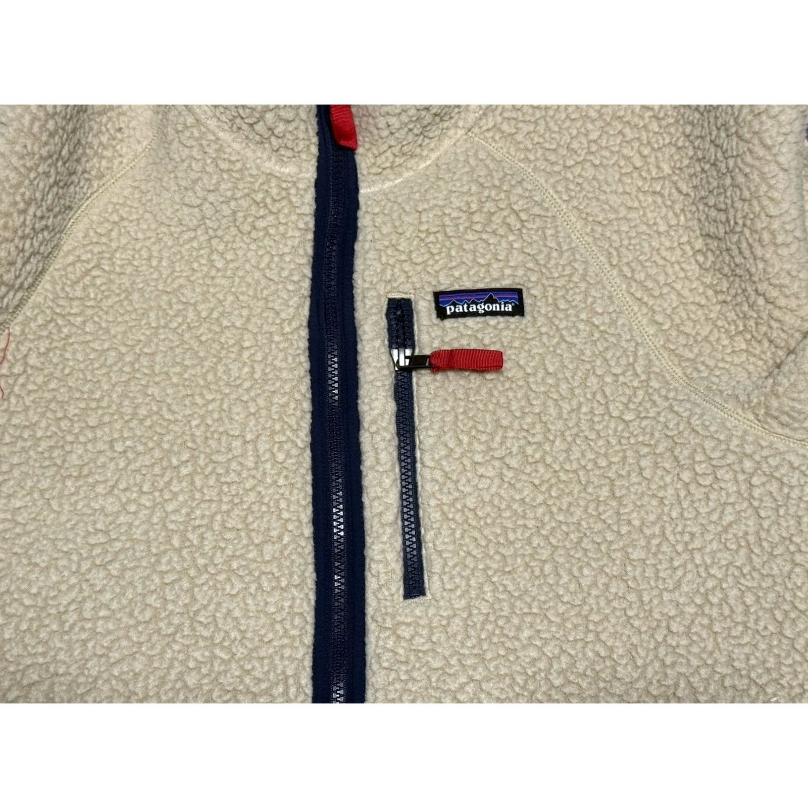 Patagonia Patagonia Jacket Mens XL Beige Retro Pile Sherpa Fleece Full Zip Size US XL / EU 56 / 4 - 2 Thumbnail