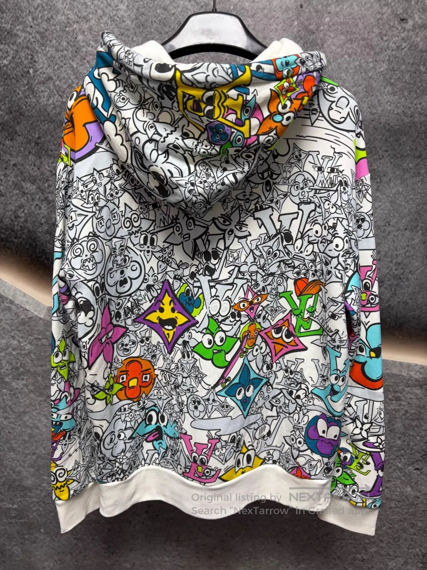Louis Vuitton Multi Colored Cartoon Print Hoodie. Size US L / EU 52-54 / 3 - 2 Thumbnail