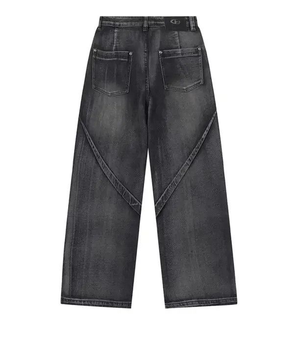 VIBE Vintage washed and distressed patchwork frayed denim jeans Size US 28 / EU 44 - 2 Thumbnail