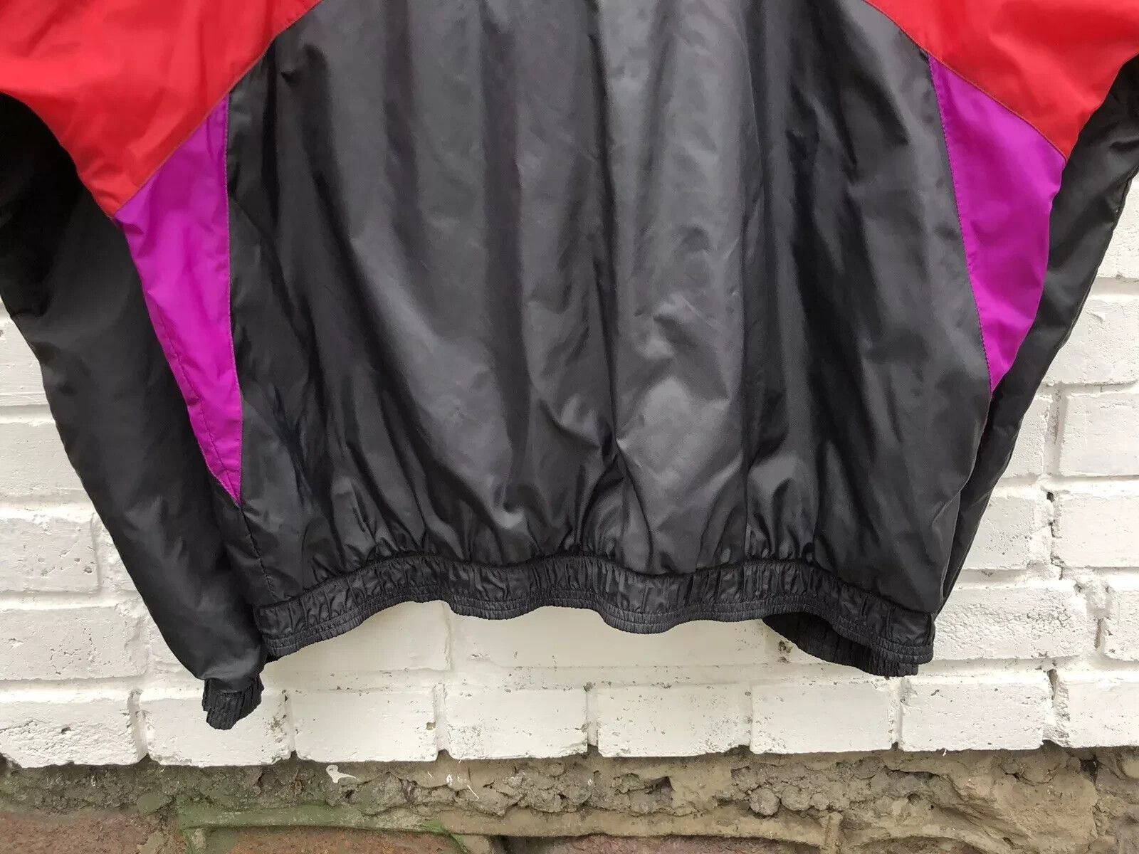 Nike NIKE VINTAGE 1990s TRACK JACKET NYLON RAVE BLOCK WINDRUNER Size US XL / EU 56 / 4 - 15 Thumbnail