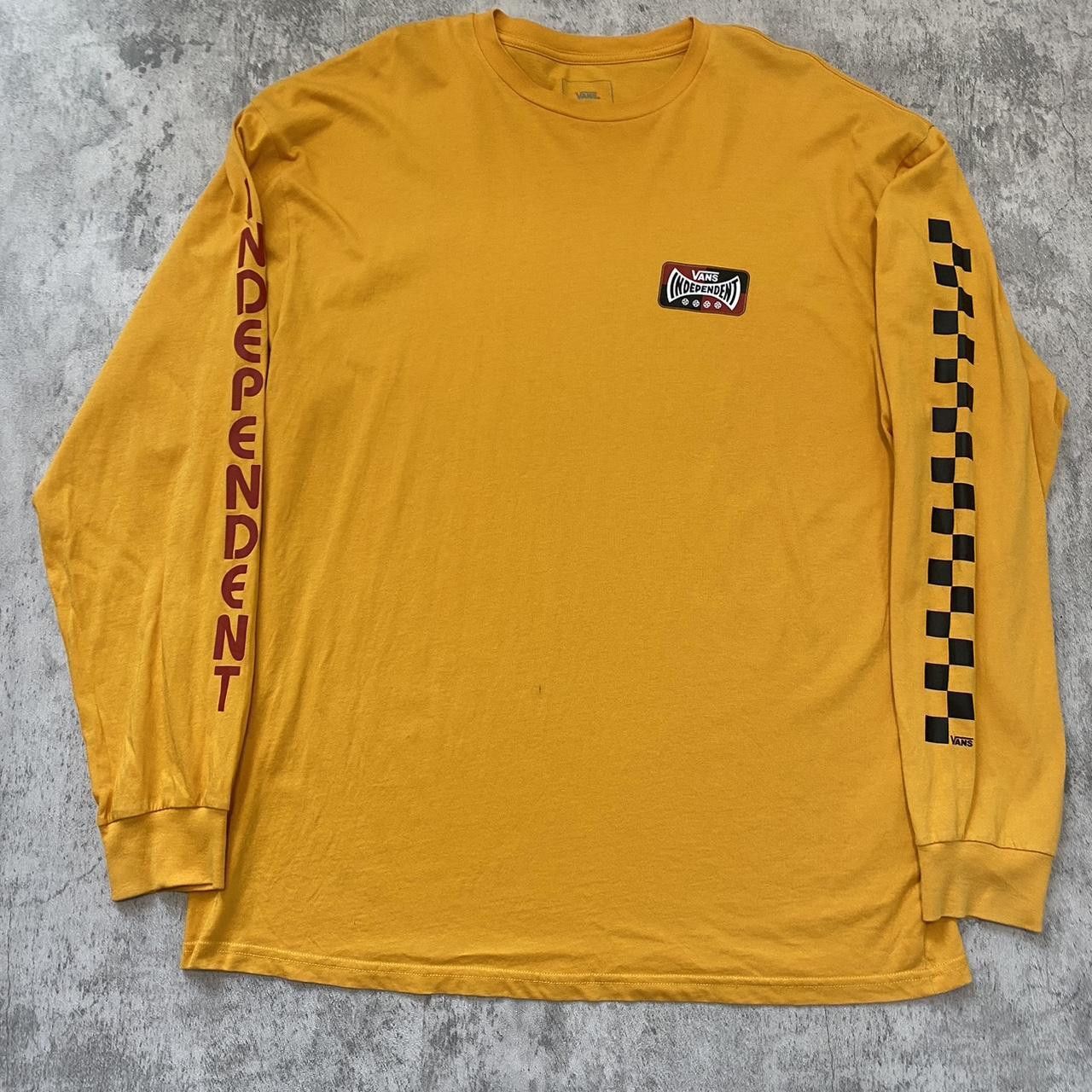 Vans Yellow Vans Idependent long sleeve shirt #skater Size US L / EU 52-54 / 3 - 1 Thumbnail