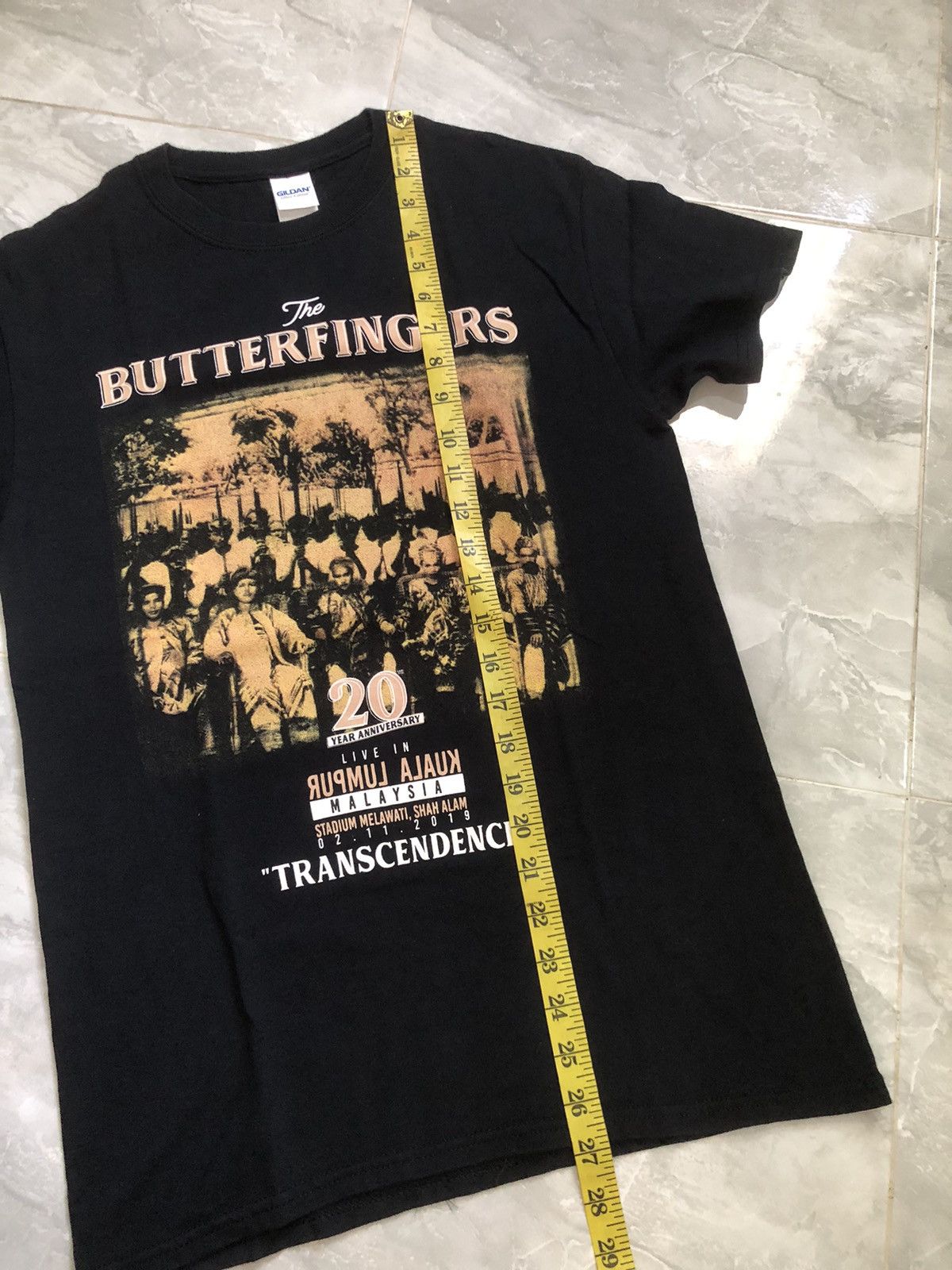 Band Tees Butterfingers 20th Anniv Transcendence Tour Tee 2019 Size US S / EU 44-46 / 1 - 9 Thumbnail
