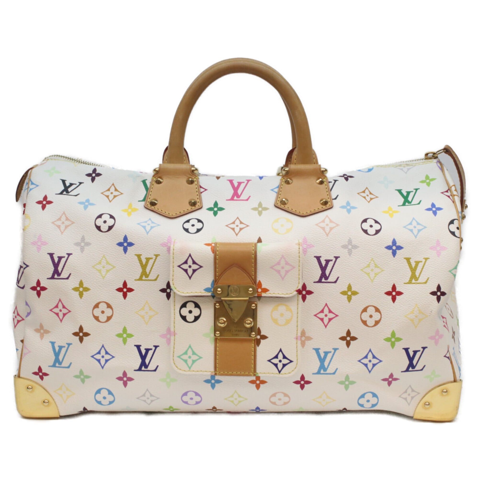 Louis Vuitton Louis Vuitton 2011 M93216 Monogram Multicolor Speedy 40 Boston Bag Blanc (White) Women's Size ONE SIZE - 1 Thumbnail