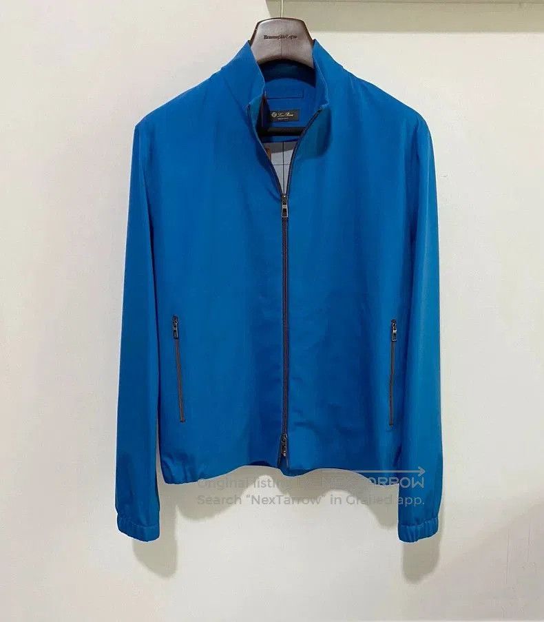 Loro Piana Blue Bomber Jacket.