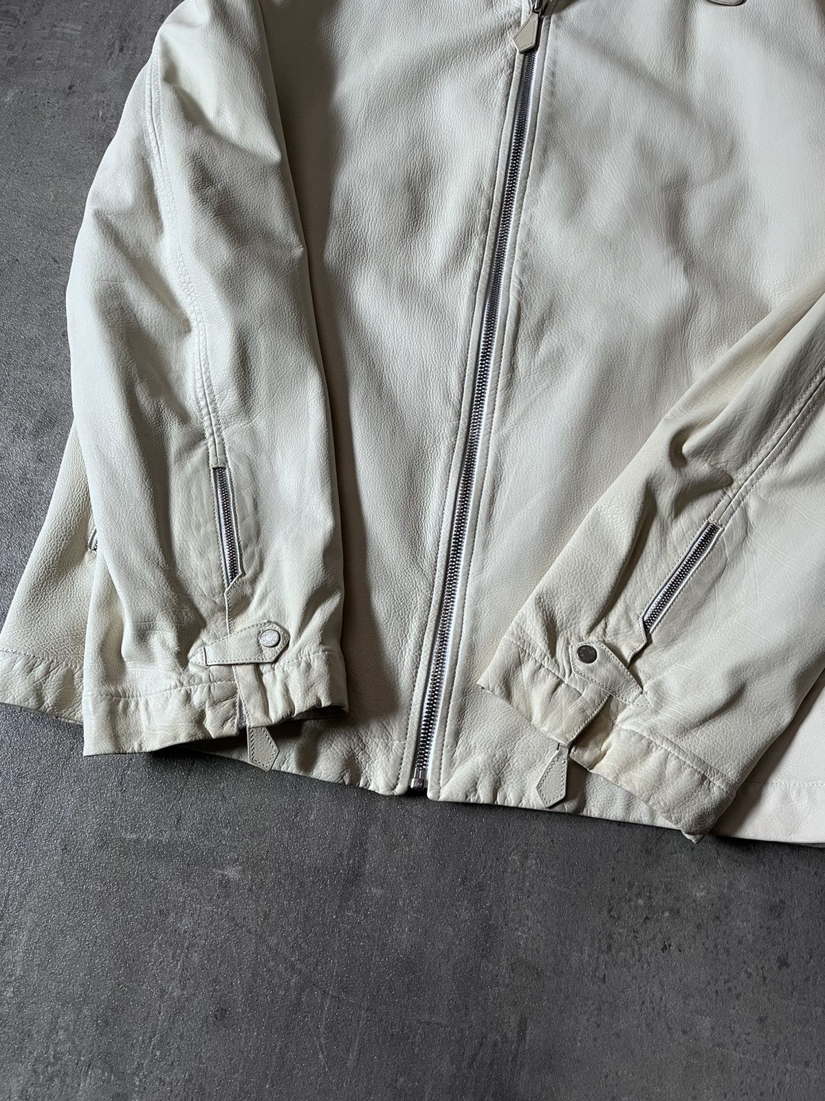 Hermes Hermes white leather jacket very light Size US L / EU 52-54 / 3 - 7 Thumbnail