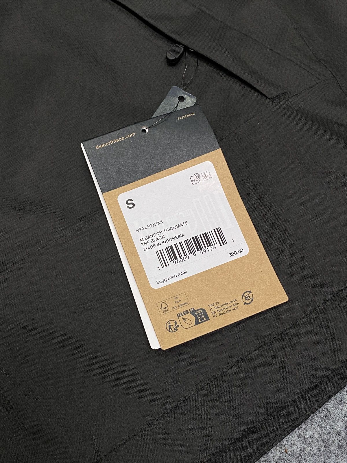 The North Face The Nort Face Bandon Triclimate Black (Outer Only) Size US M / EU 48-50 / 2 - 6 Thumbnail
