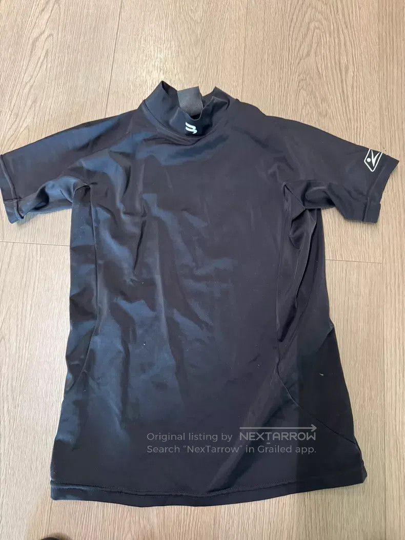 Balenciaga Balenciaga Black High-Neck Short-Sleeve T-Shirt Size US L / EU 52-54 / 3 - 1 Thumbnail