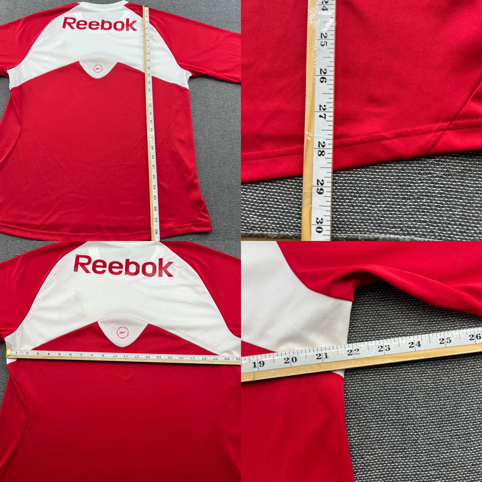 Reebok FC Koln 2009 2010 Training Mens Football Jersey Reebok Shirt XL Red Short Sleeve Moisture Wicking Quick Dry Sports Jersey Mens Size US XL / EU 56 / 4 - 9 Thumbnail