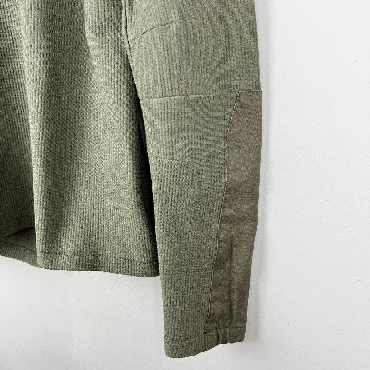 DENHAM × Designer × Japanese Brand Denham Sweater Khaki Longsleeve Polo Japanese Maharishi Size US M / EU 48-50 / 2 - 10 Thumbnail