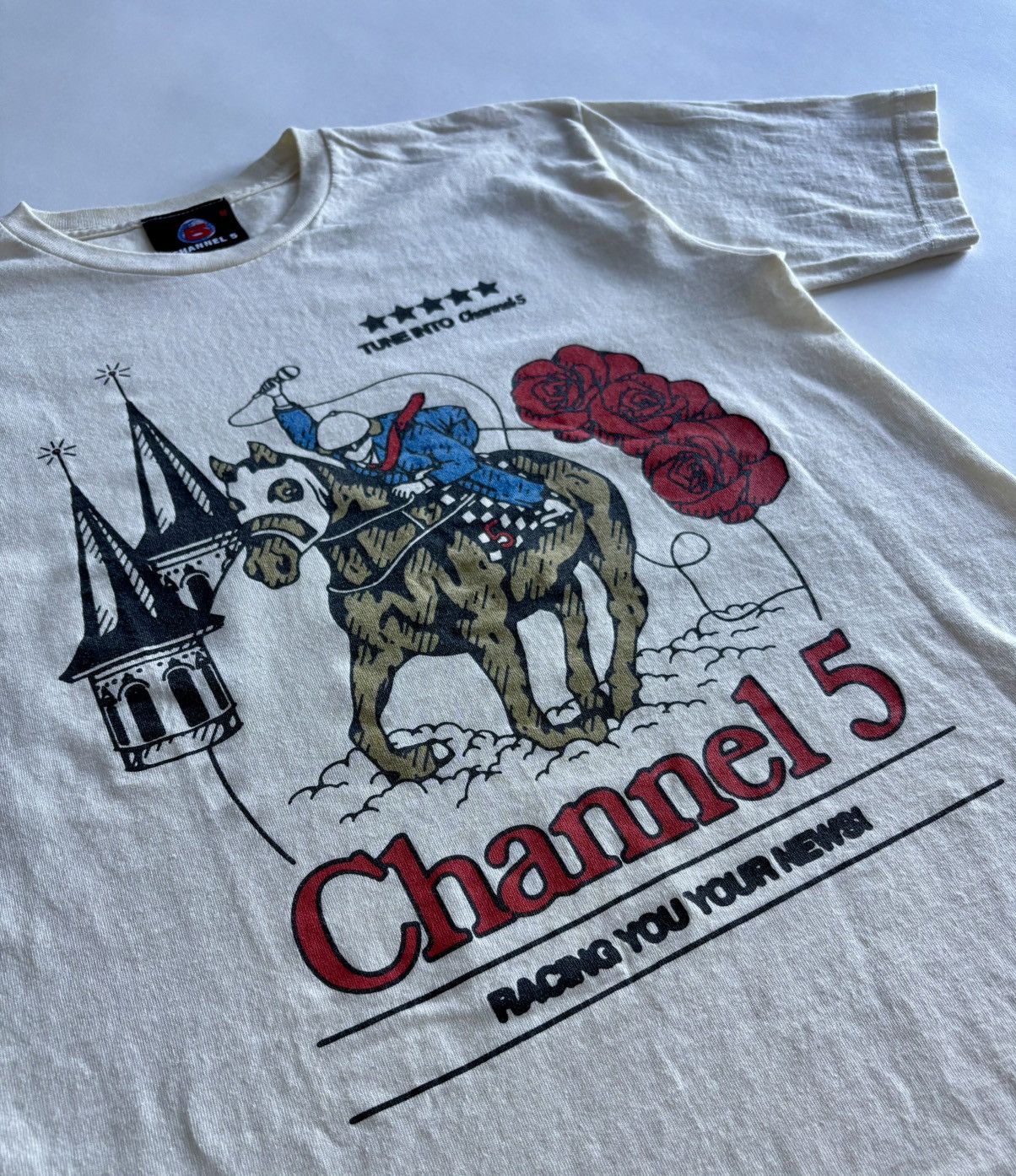 Other Channel 5 News Racing Screen Printed Tee Size US M / EU 48-50 / 2 - 3 Thumbnail