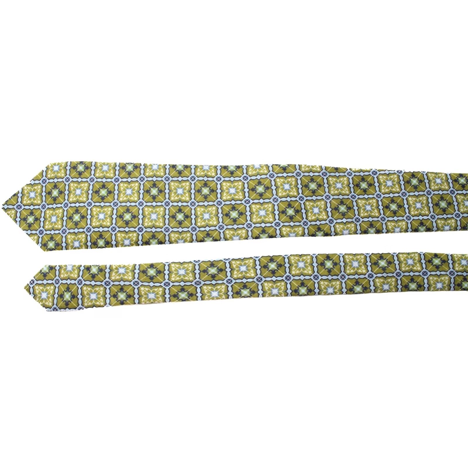 Suitsupply Suitsupply Tie Men's 153 X 8 CM Linen Patterned Tied Pointed Long Size ONE SIZE - 4 Thumbnail
