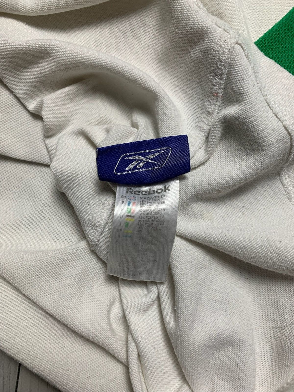 Reebok × Vintage Vintage Reebok Wales rugby jersey long sleeve away white Size US M / EU 48-50 / 2 - 9 Thumbnail