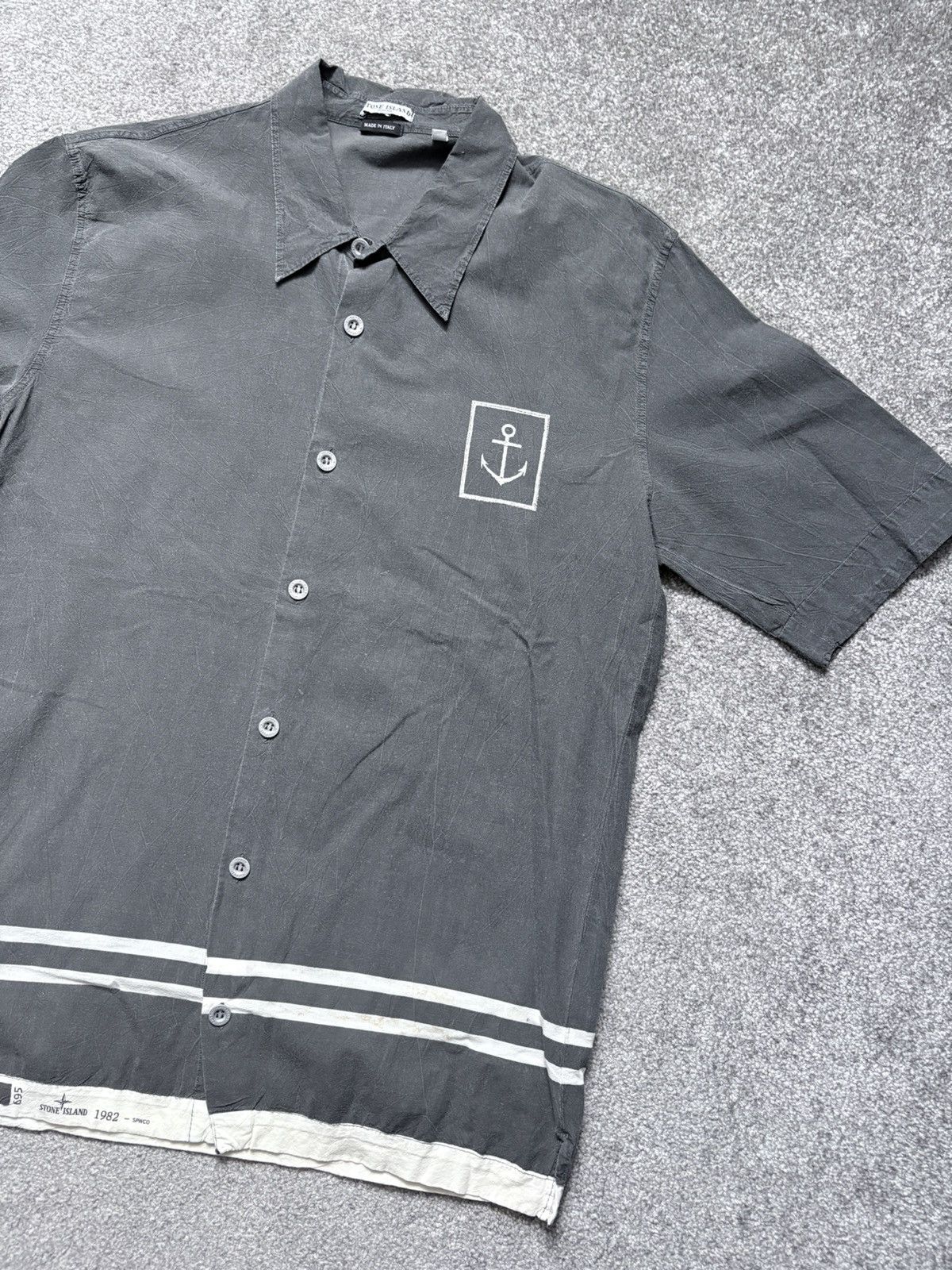 Stone Island Stone Island 2005 Marina Anchor Vintage Shirt Size US S / EU 44-46 / 1 - 3 Thumbnail