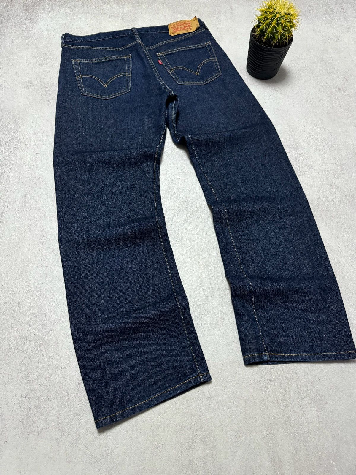 Levi's × Vintage Vintage Levis 501 Jeans Straight Baggy W36 L32 Baggy Y2K 90s Size US 36 / EU 52 - 2 Thumbnail