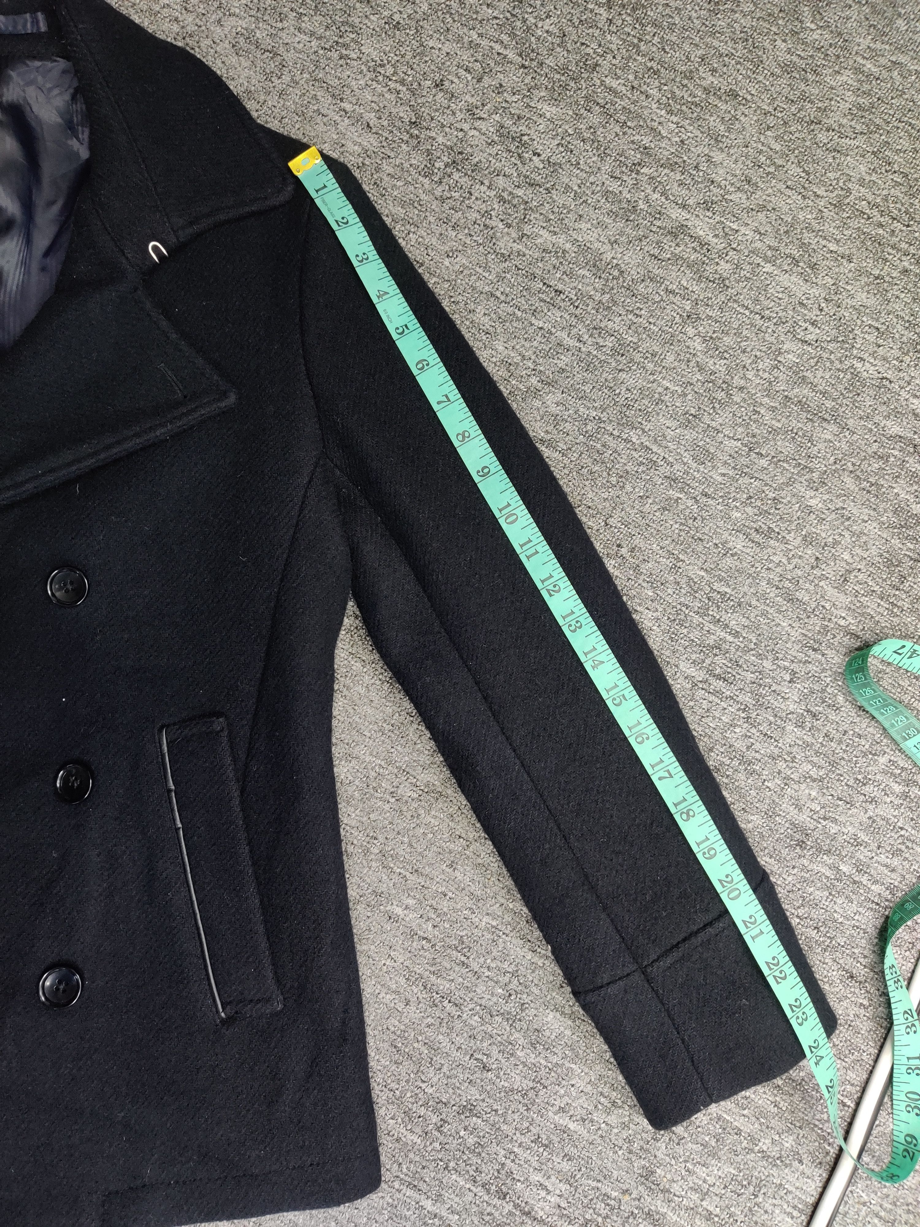 Tornado Mart Zero By Tornado Mart Wool Double Breasted Coat Size US M / EU 48-50 / 2 - 18 Thumbnail