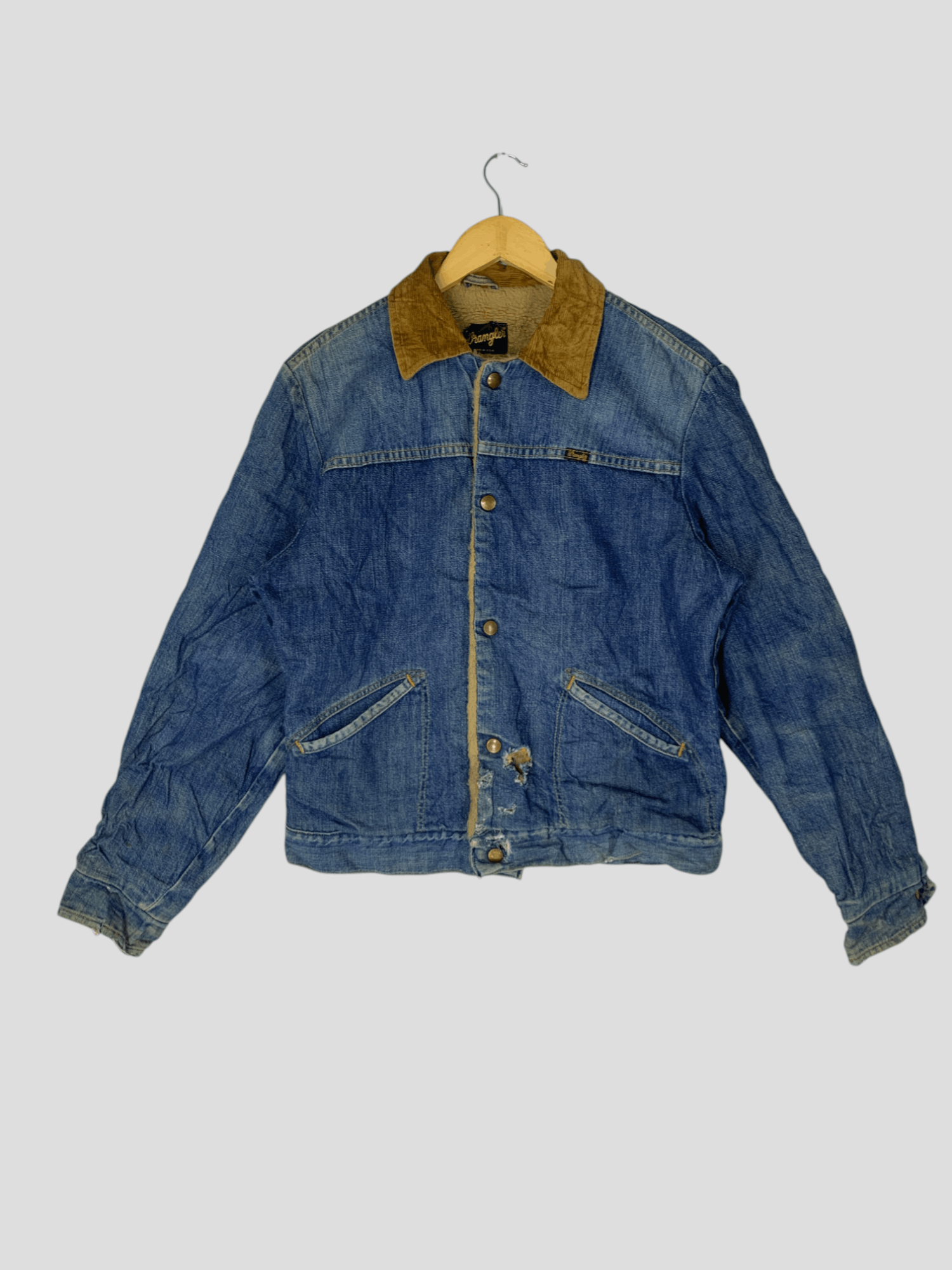 Vintage × Wrangler 74126NV 70s True Vintage Wrangler Navy