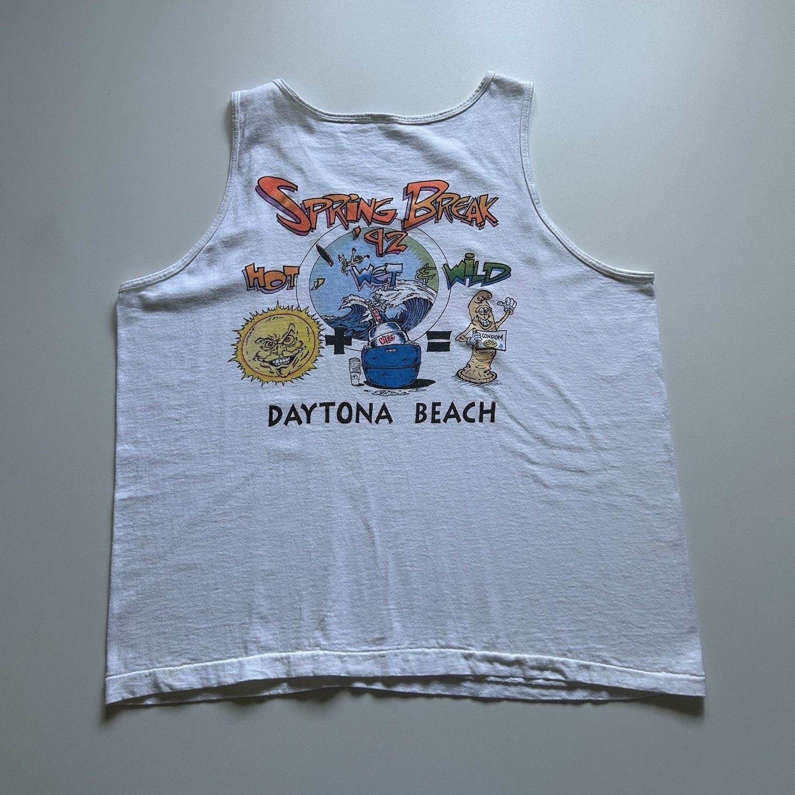 Hanes × Other × Vintage Vintage Tank Top Vintage Undershirt White 